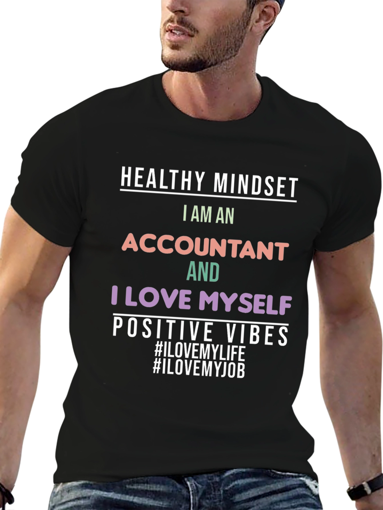 Accountant Pride Black T-Shirt