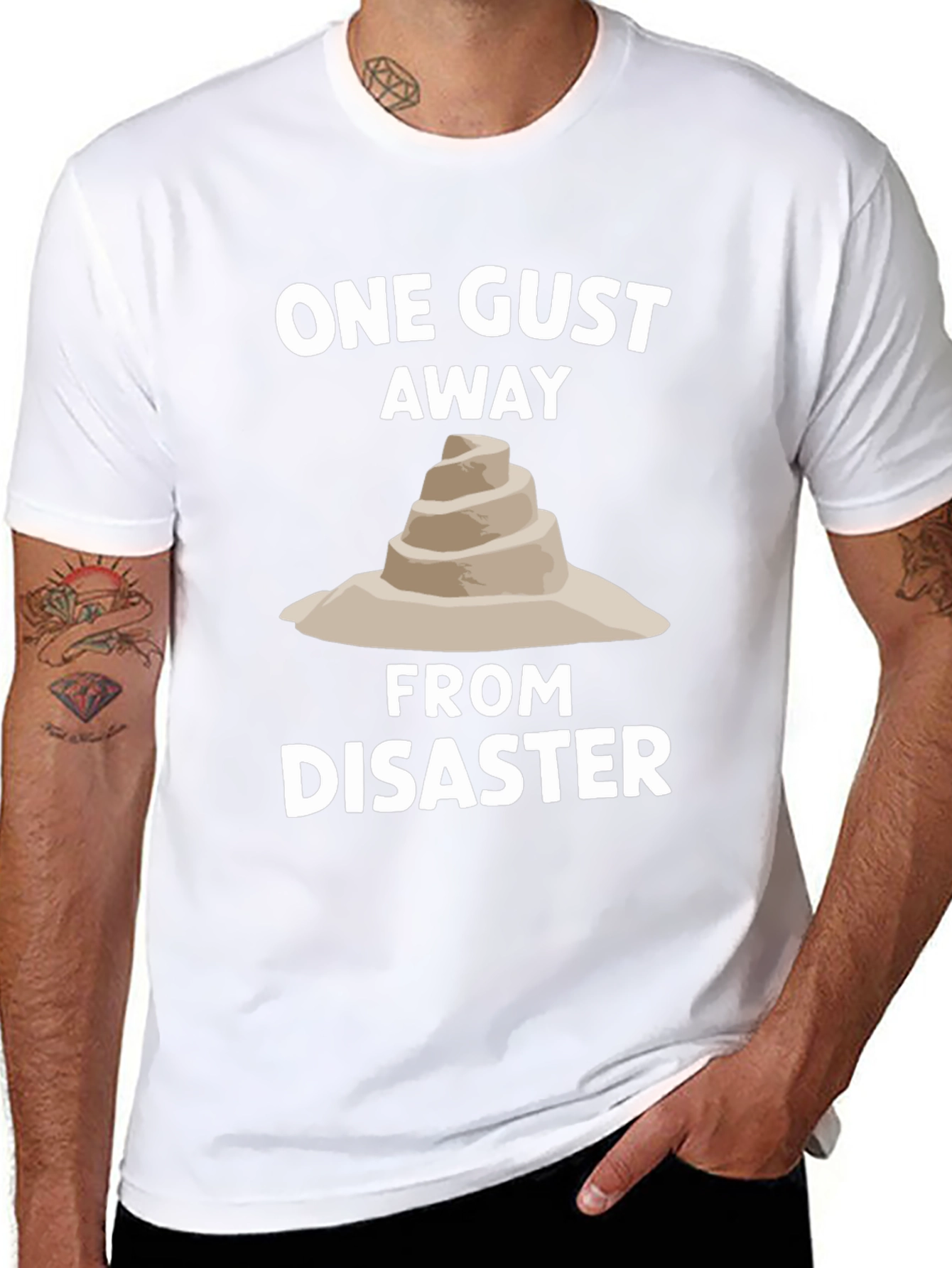 One Gust Away From Disaster T-Shirt