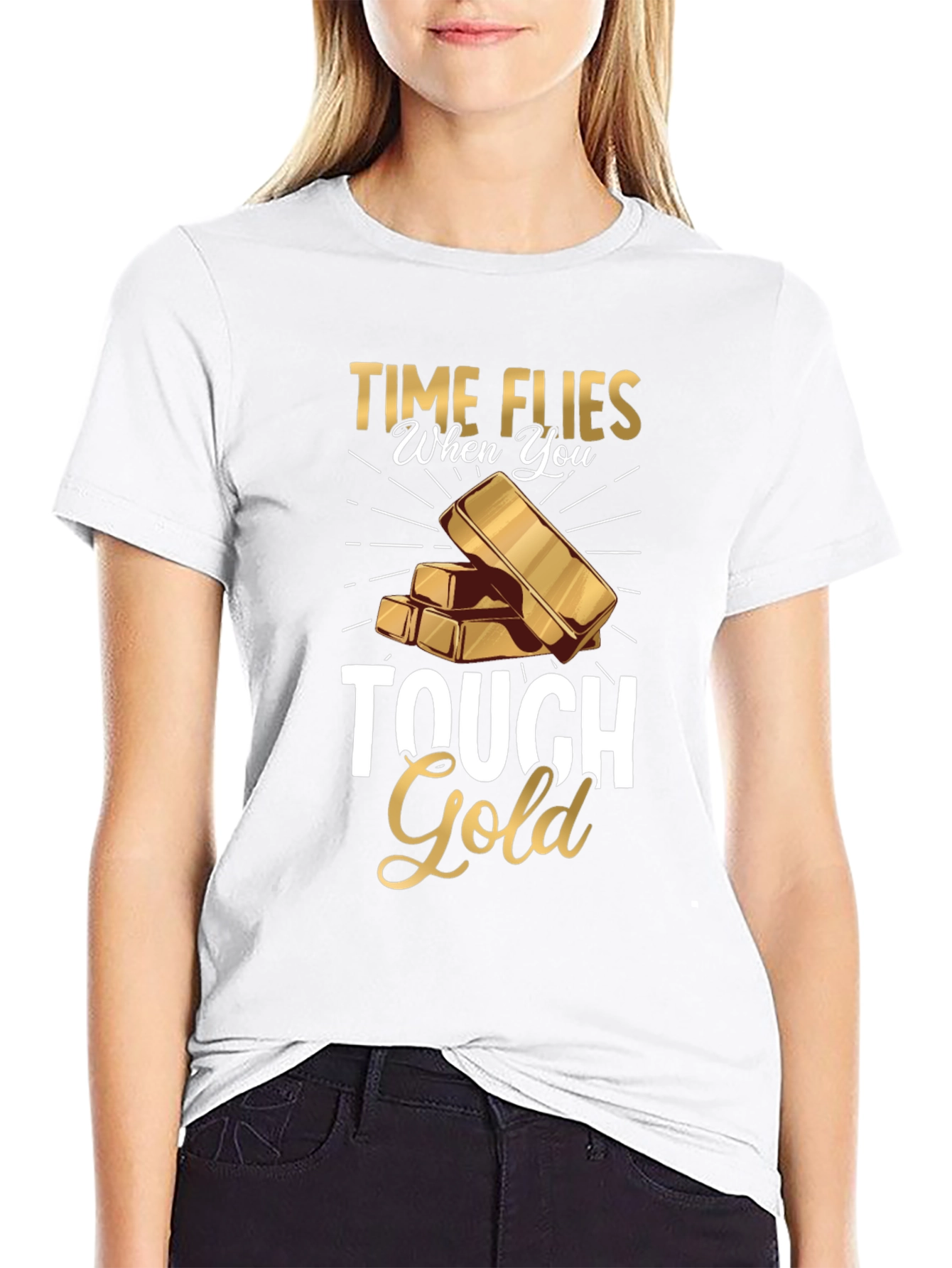 Time Flies When You Touch Gold T-Shirt