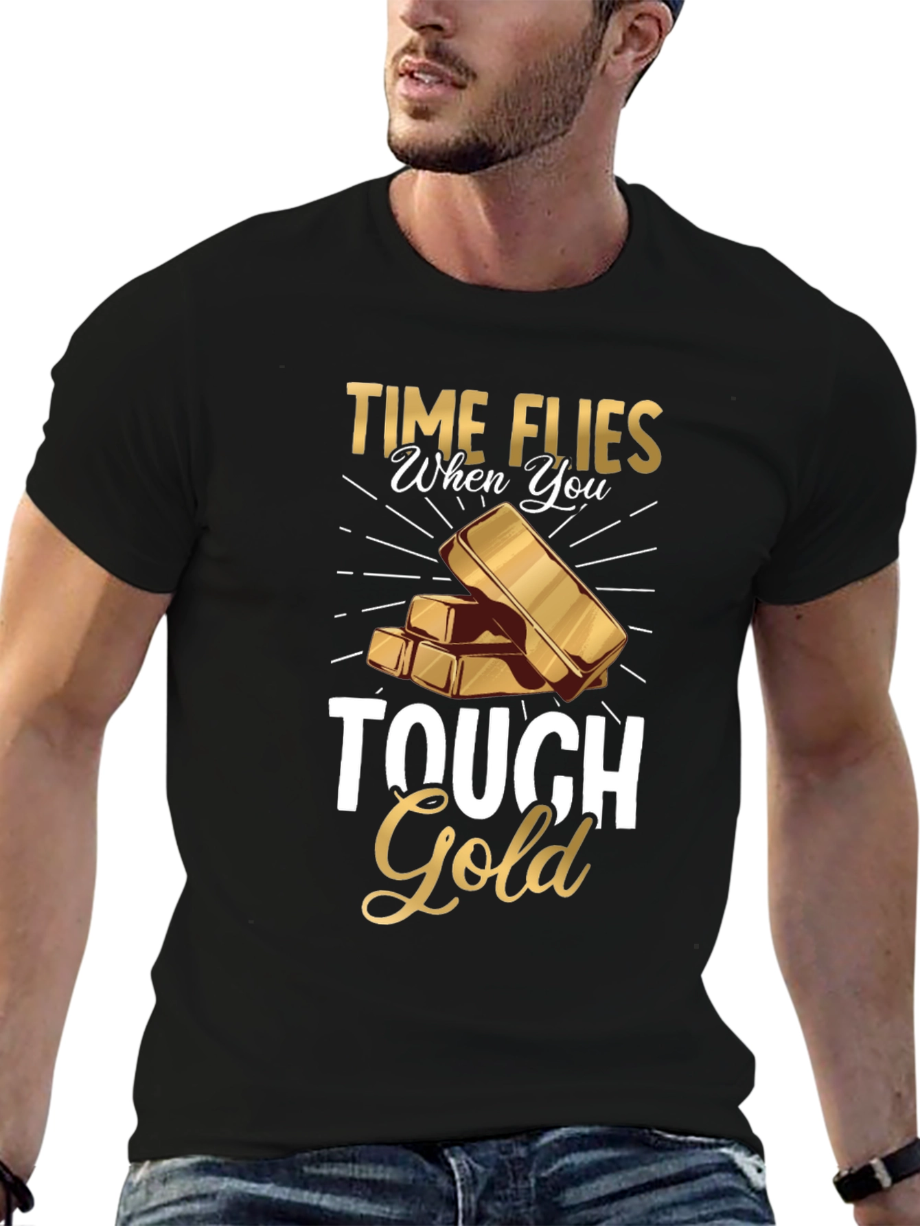 Time Flies When You Touch Gold T-Shirt