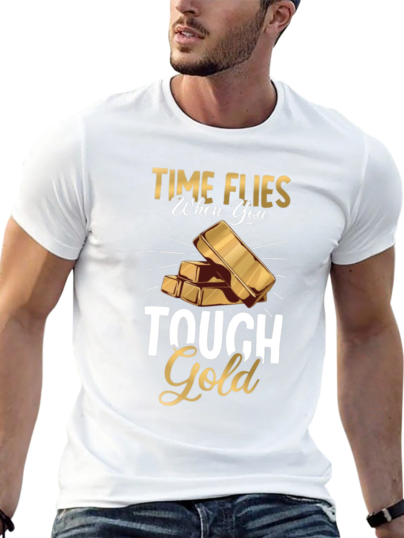 Time Flies When You Touch Gold T-Shirt