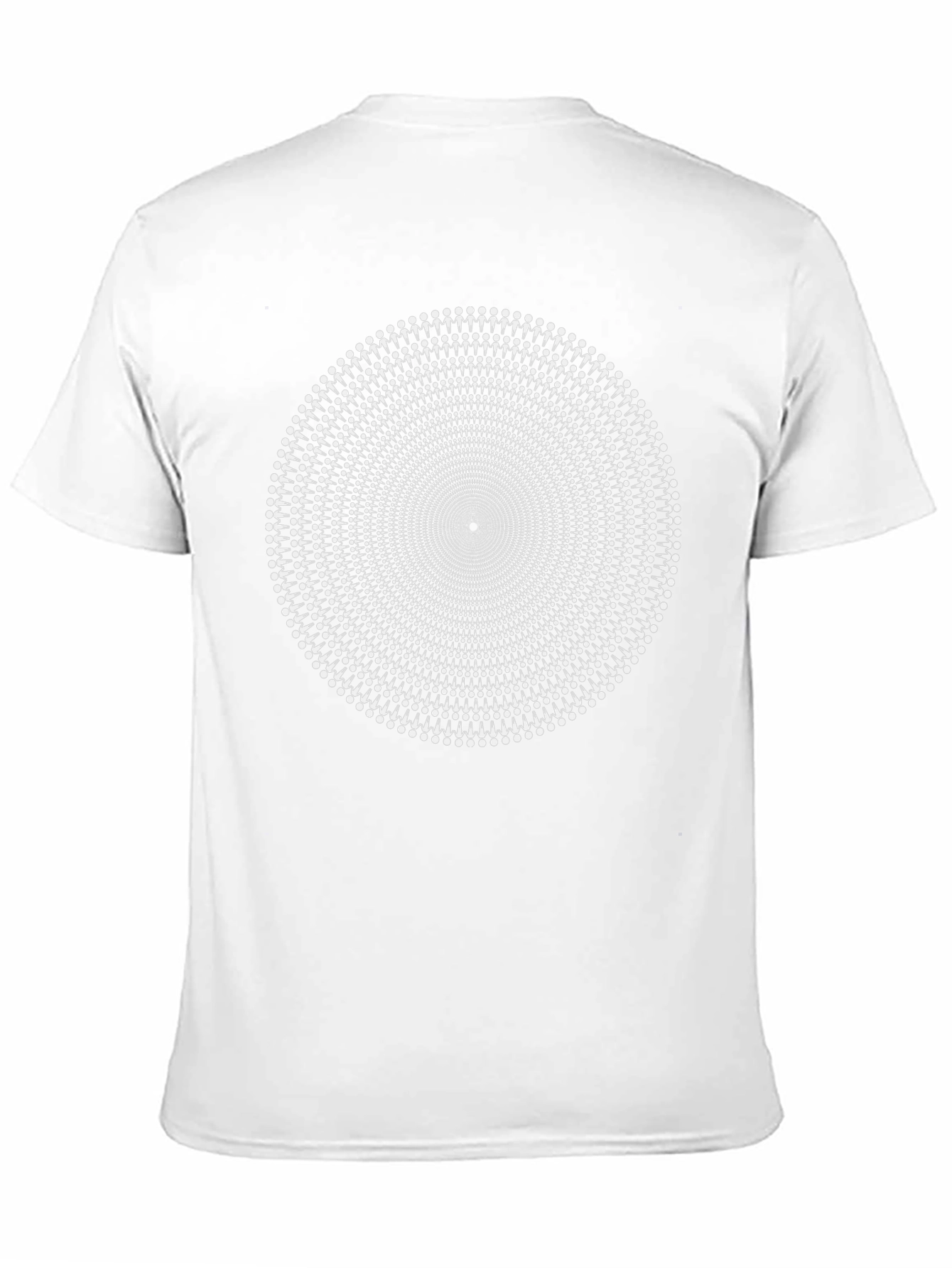 Optical Illusion Graphic Black T-Shirt