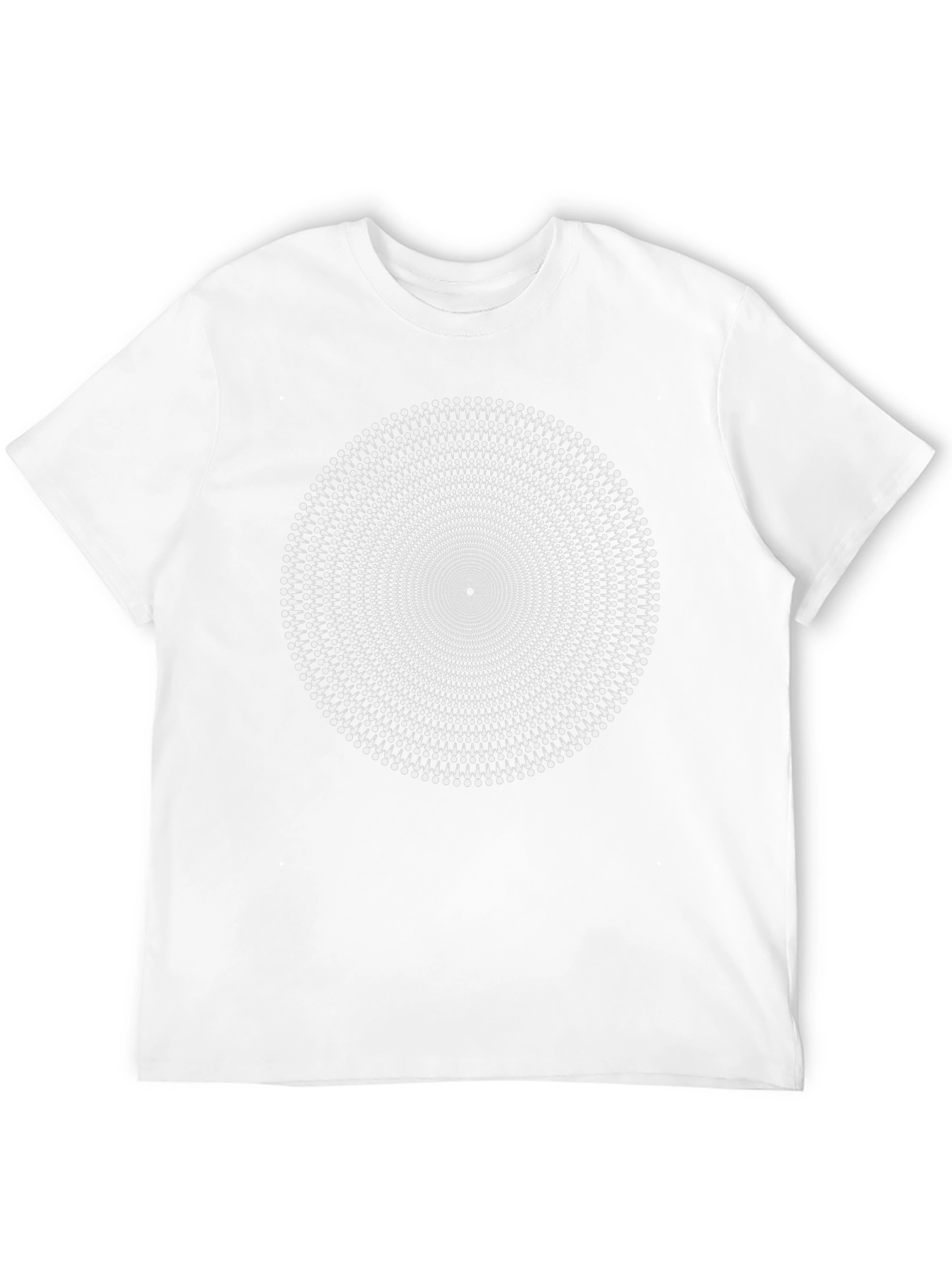Optical Illusion Graphic Black T-Shirt