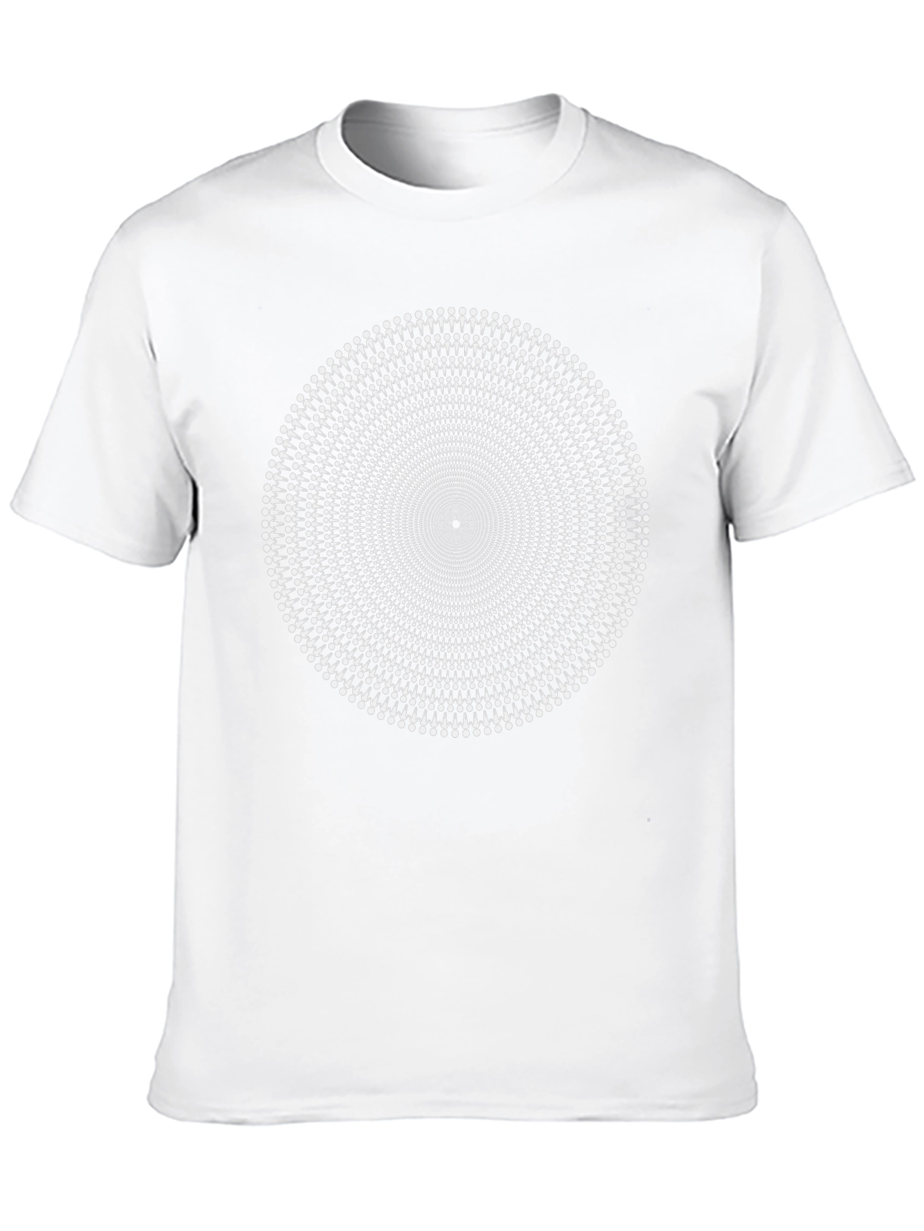 Optical Illusion Graphic Black T-Shirt
