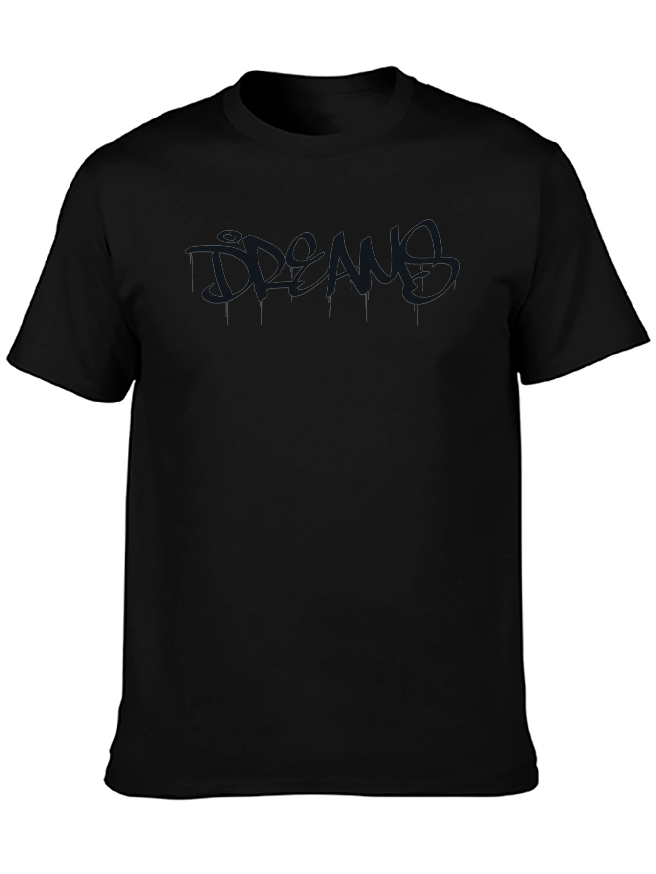 Mens Black Graphic T-Shirt