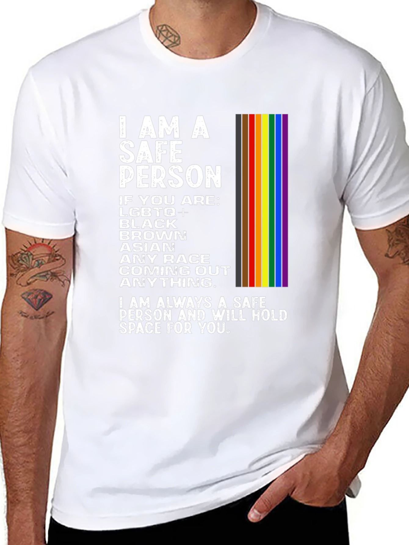 Safe Person LGBTQ+ Ally T-Shirt