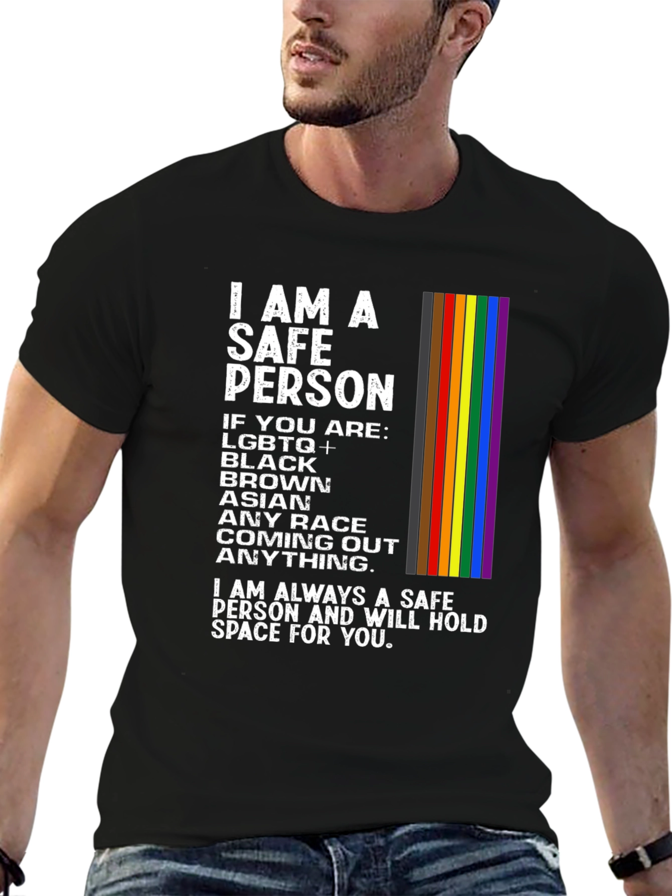 Safe Person LGBTQ+ Ally T-Shirt