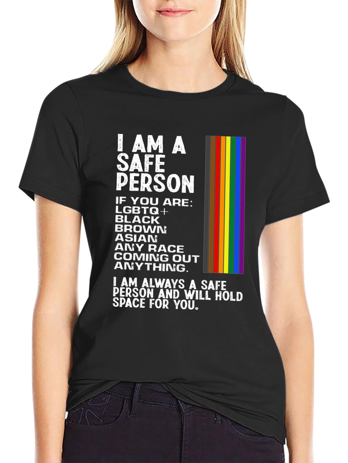 Safe Person LGBTQ+ Ally T-Shirt