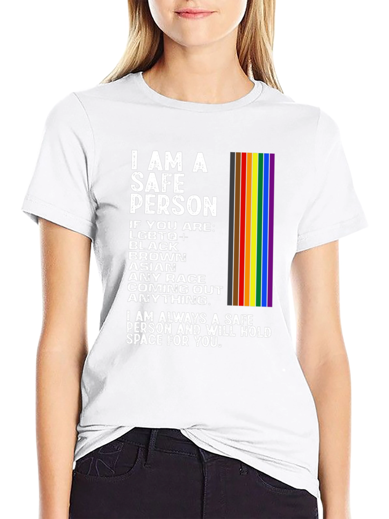 Safe Person LGBTQ+ Ally T-Shirt
