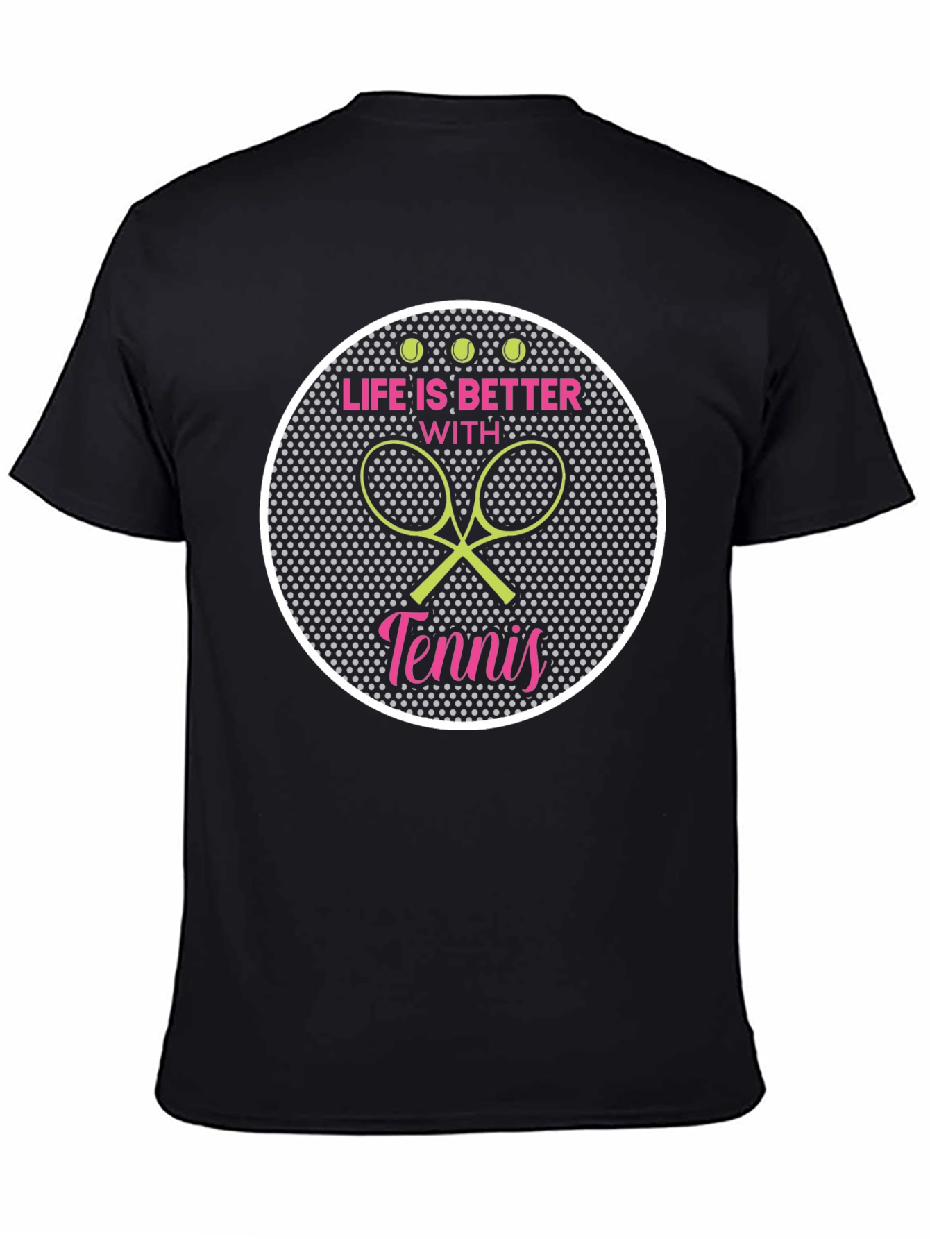 Life is Better with Tennis Graphic Tee