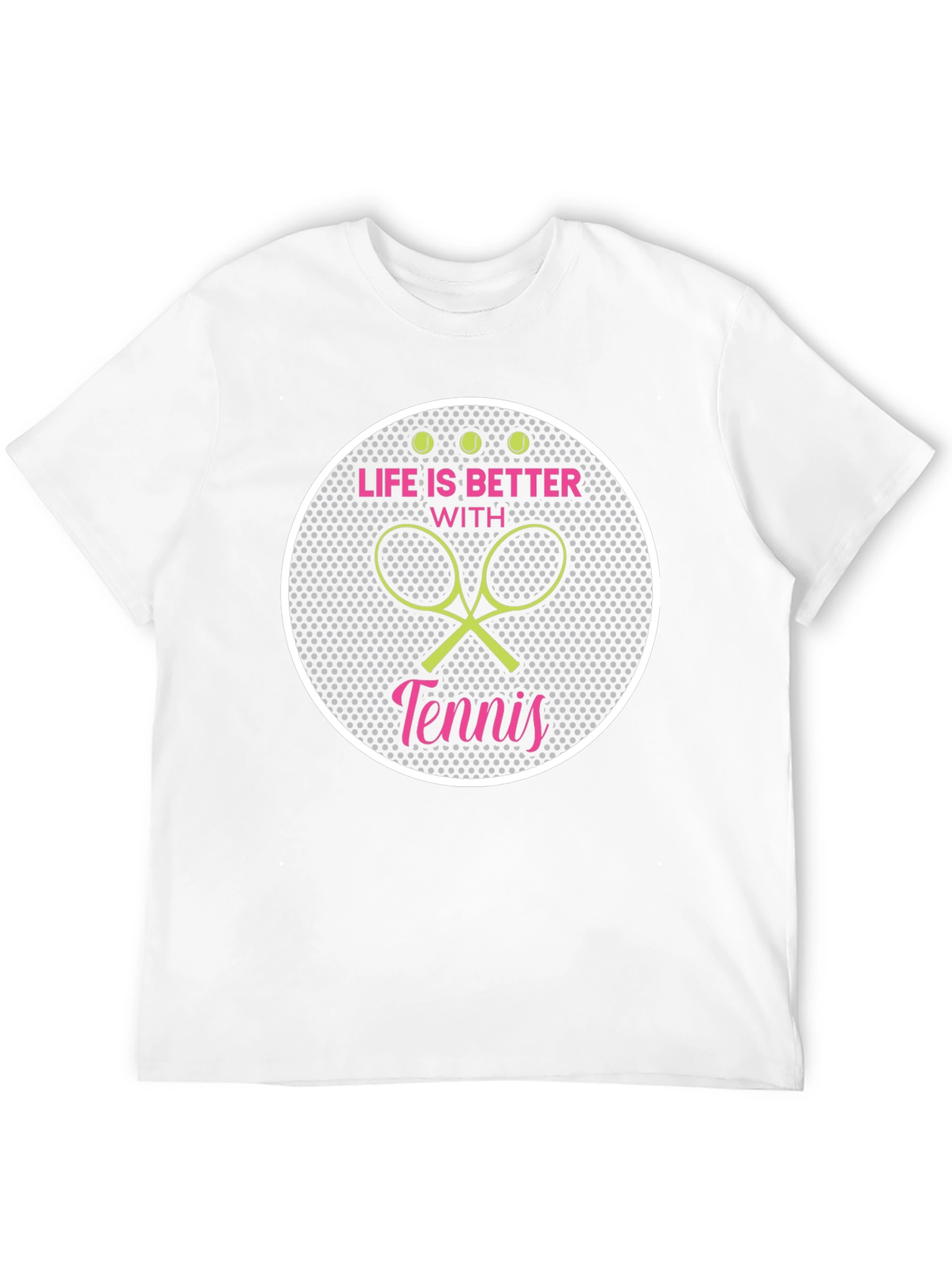 Life is Better with Tennis Graphic Tee