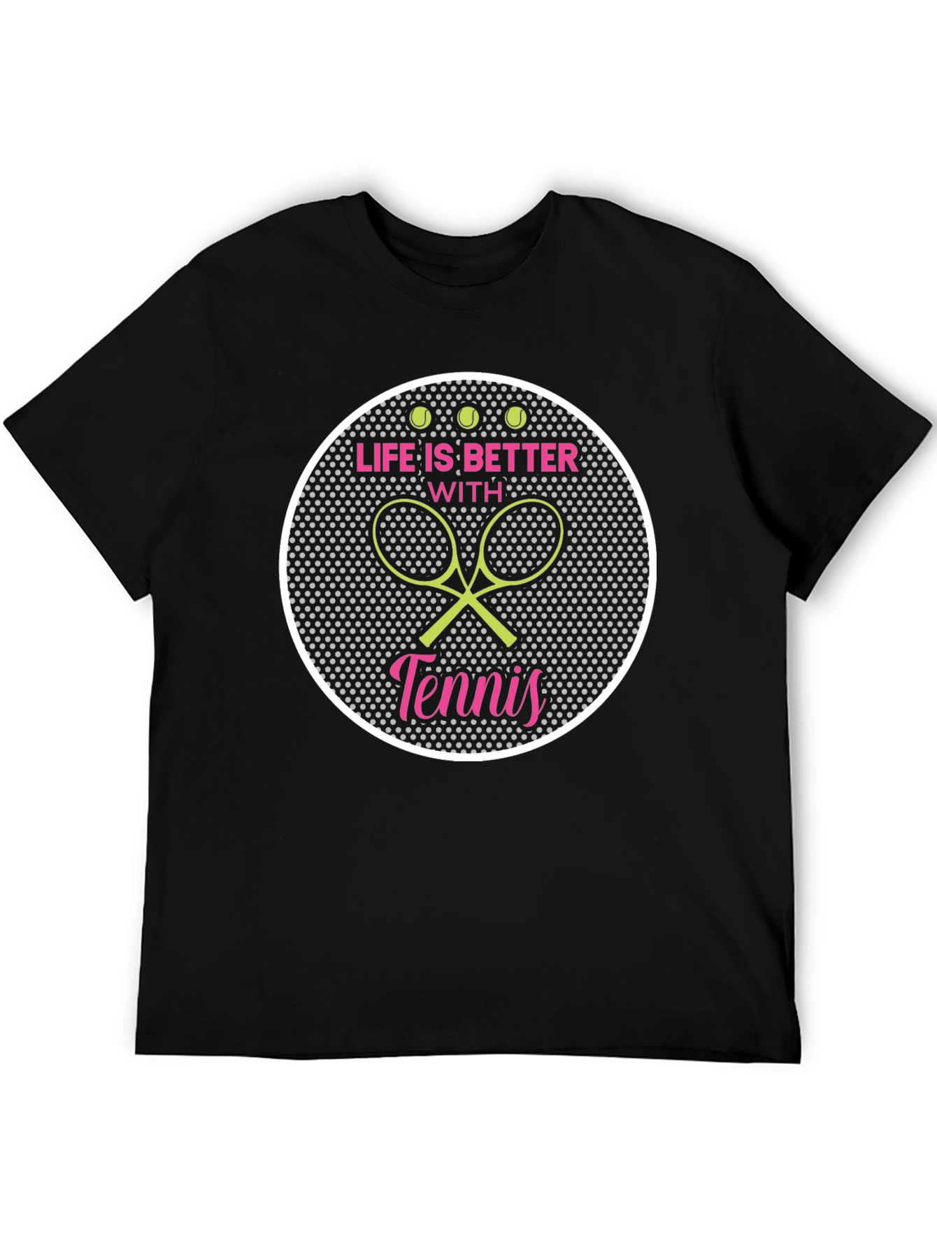 Life is Better with Tennis Graphic Tee