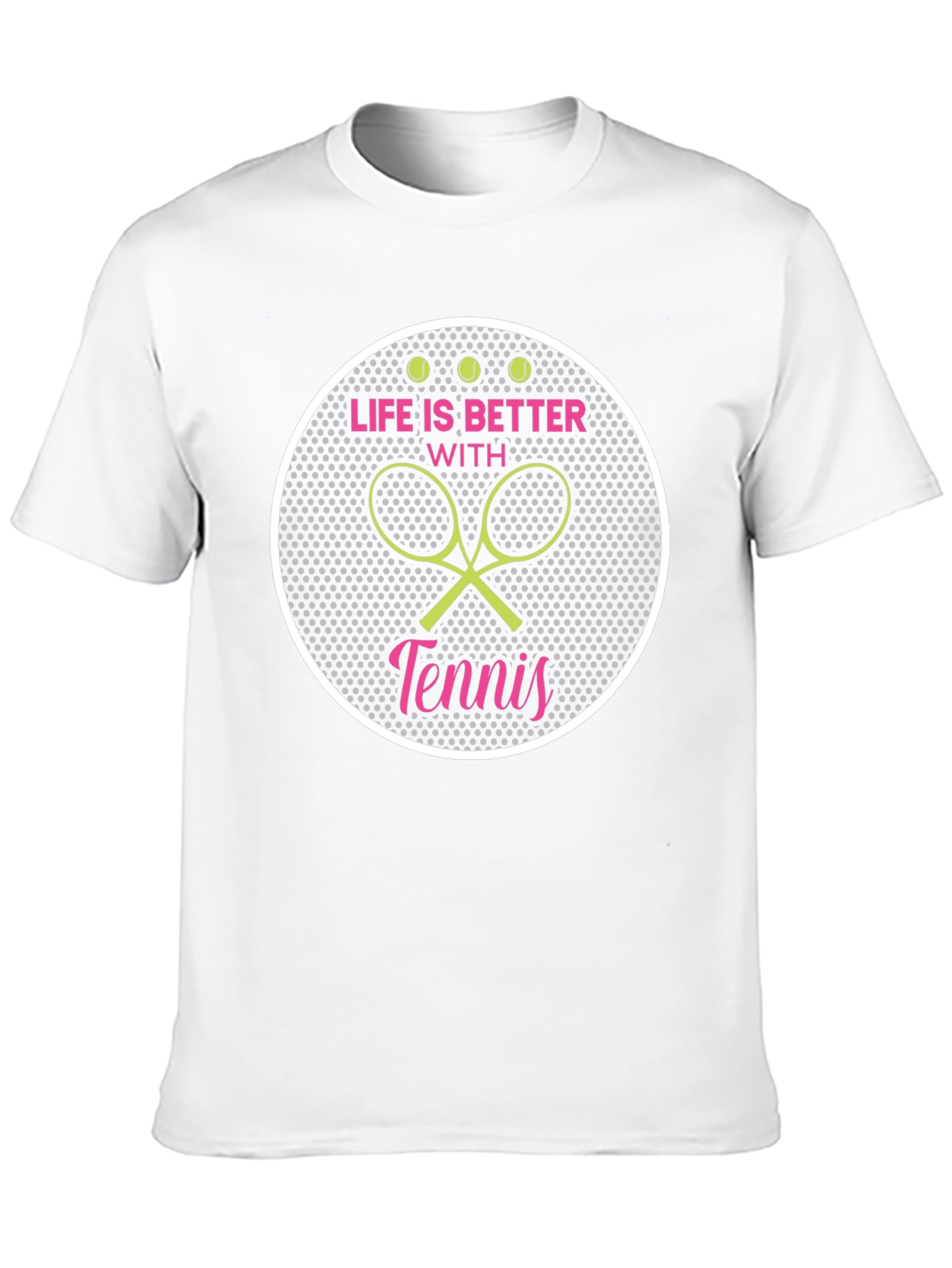 Life is Better with Tennis Graphic Tee