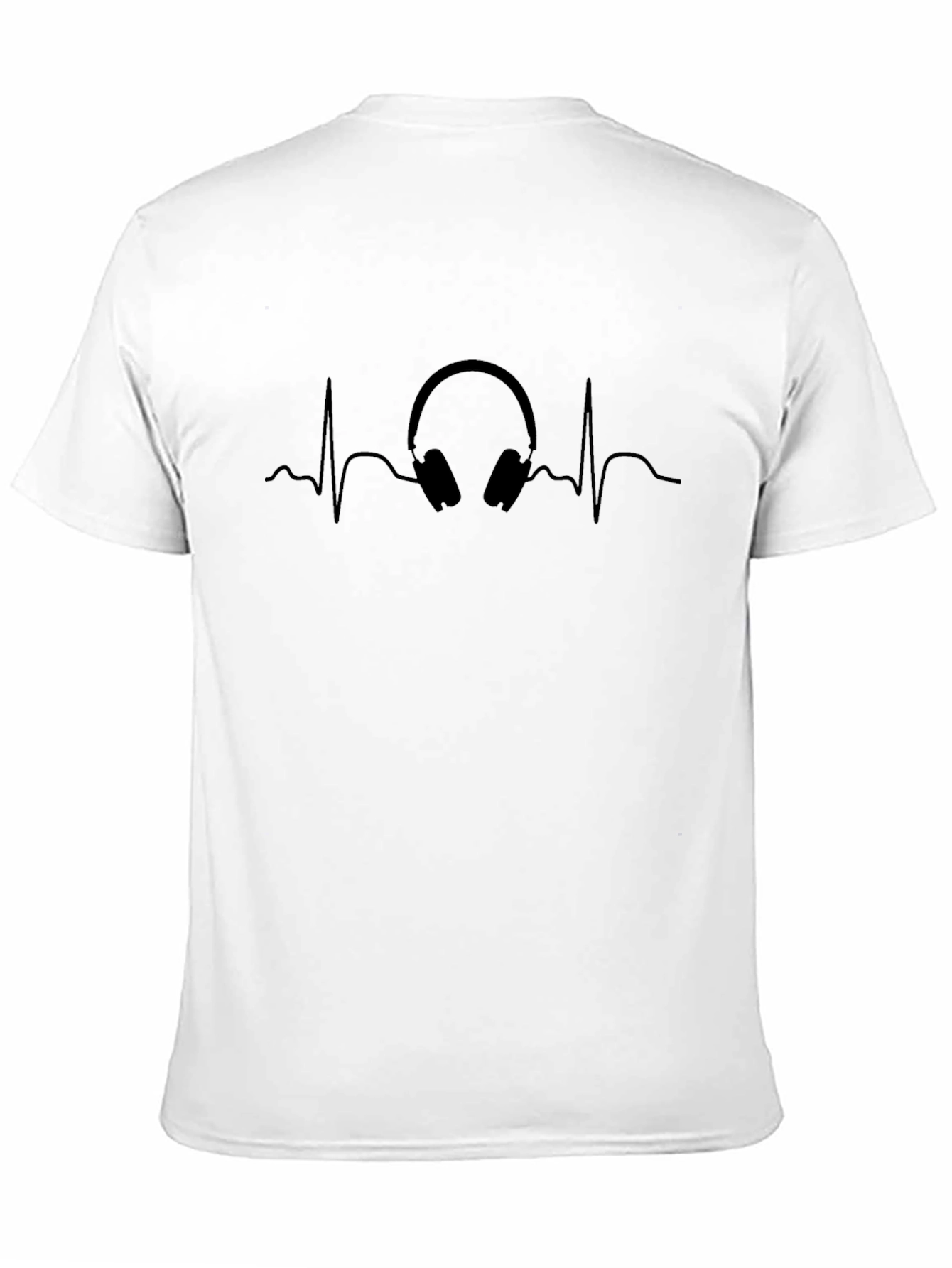 Headphone Heartbeat T-Shirt - Music Lover Tee