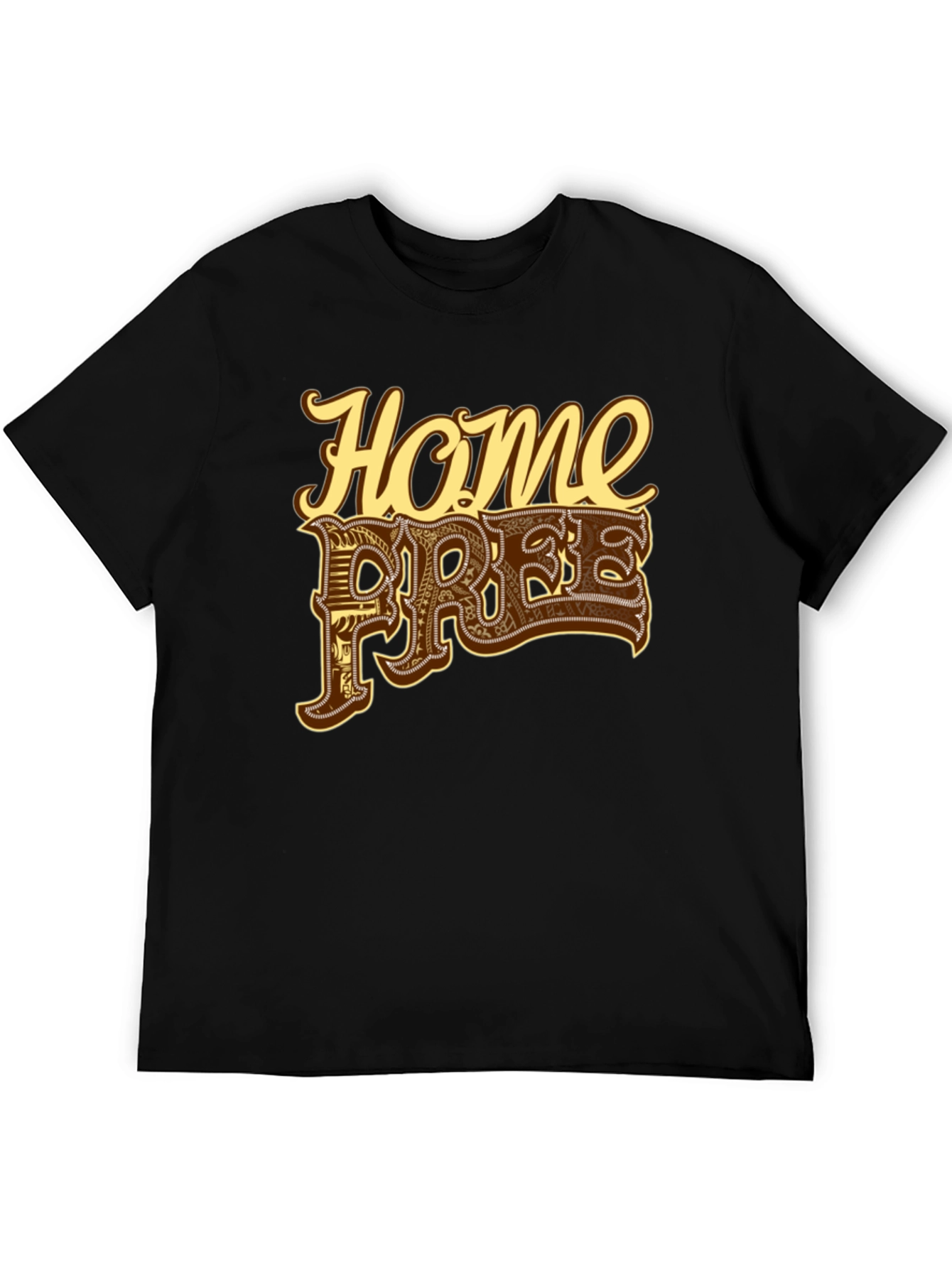 Home Free Graphic Tee - Stylish Black T-Shirt