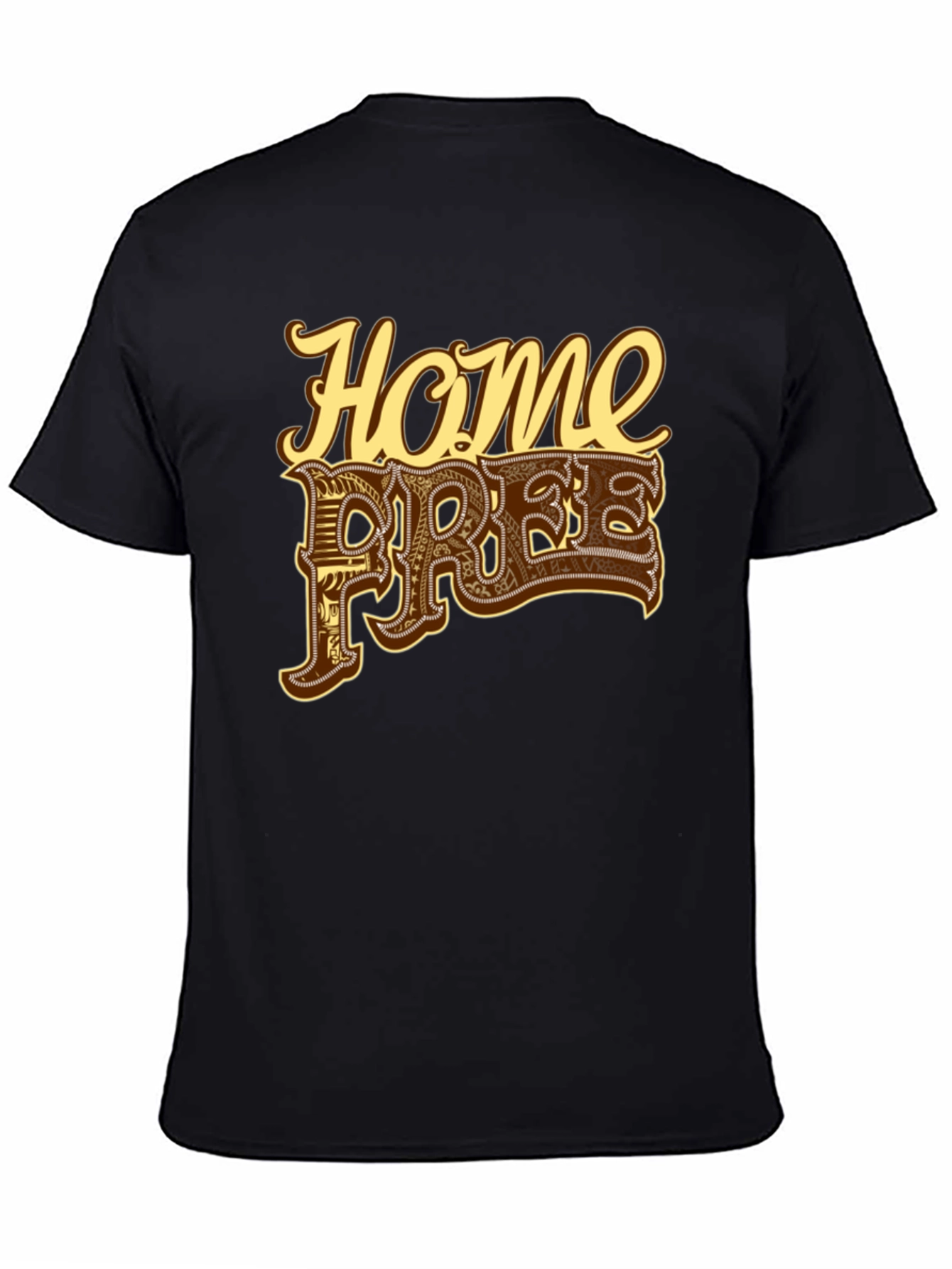 Home Free Graphic Tee - Stylish Black T-Shirt