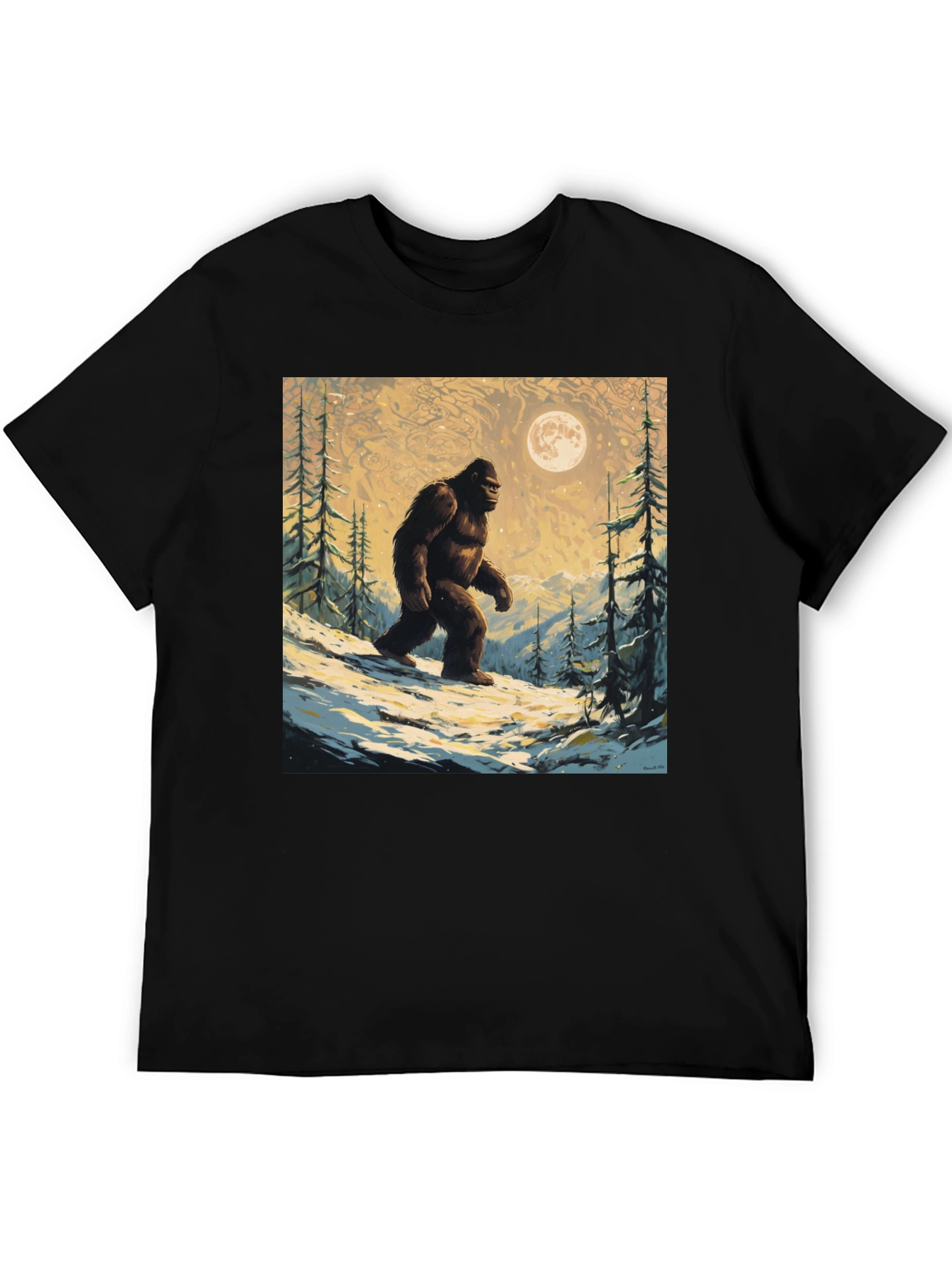 Bigfoot Moon T-Shirt
