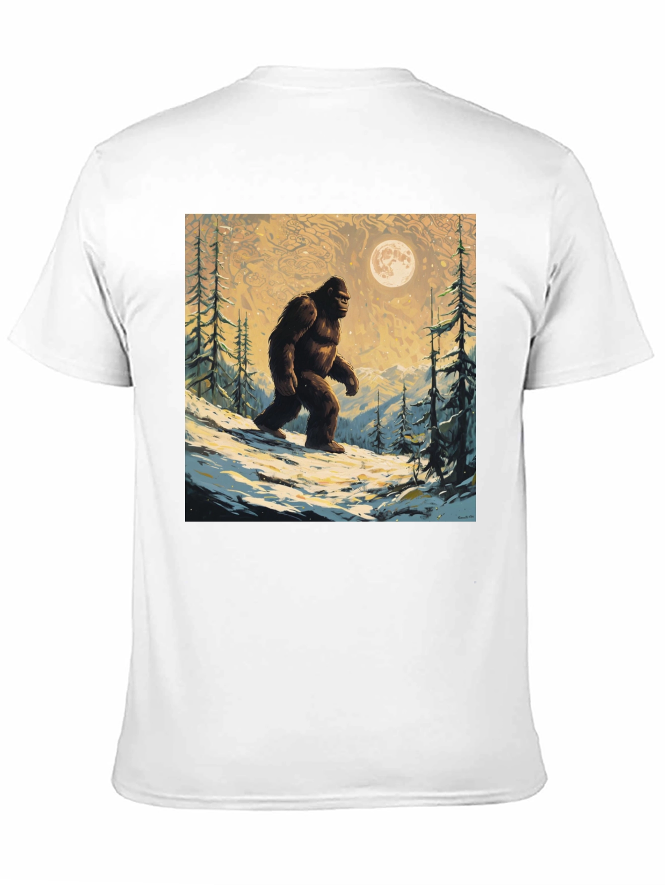 Bigfoot Moon T-Shirt