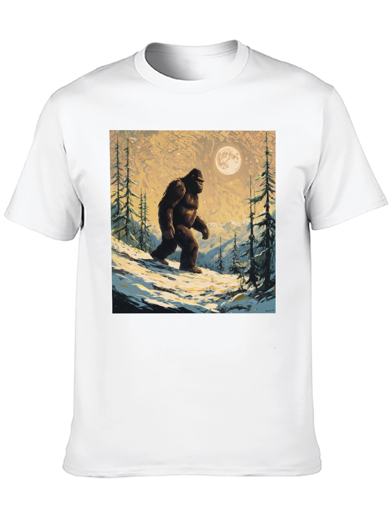Bigfoot Moon T-Shirt