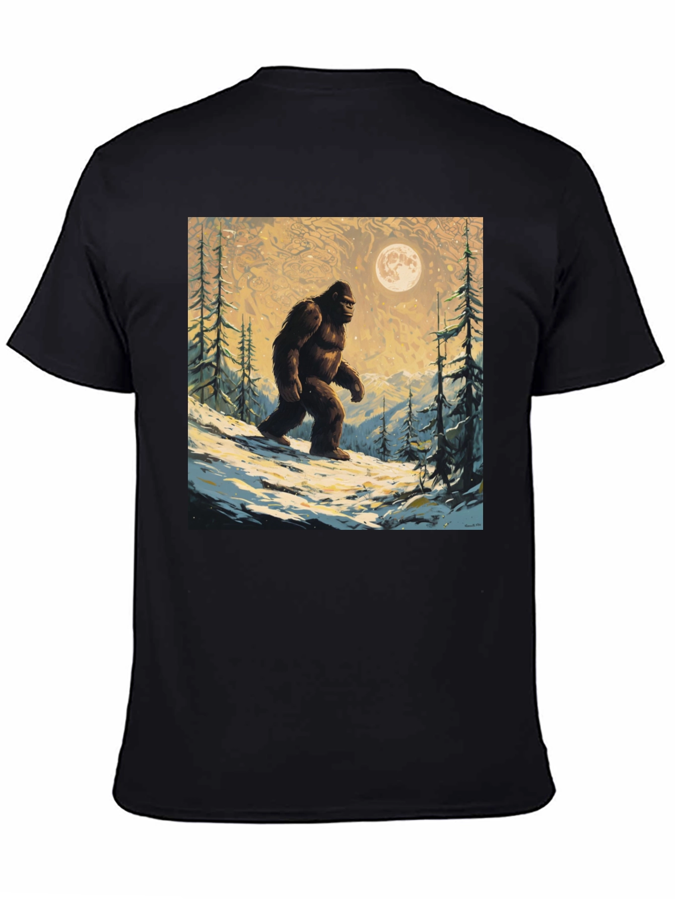 Bigfoot Moon T-Shirt