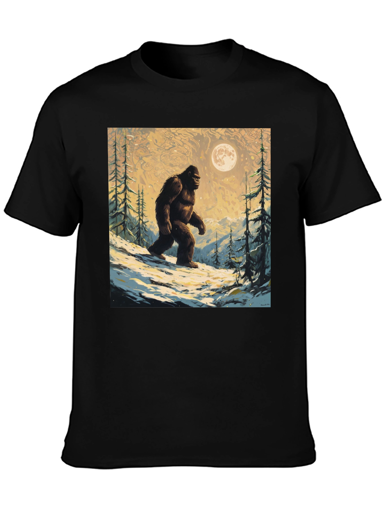 Bigfoot Moon T-Shirt