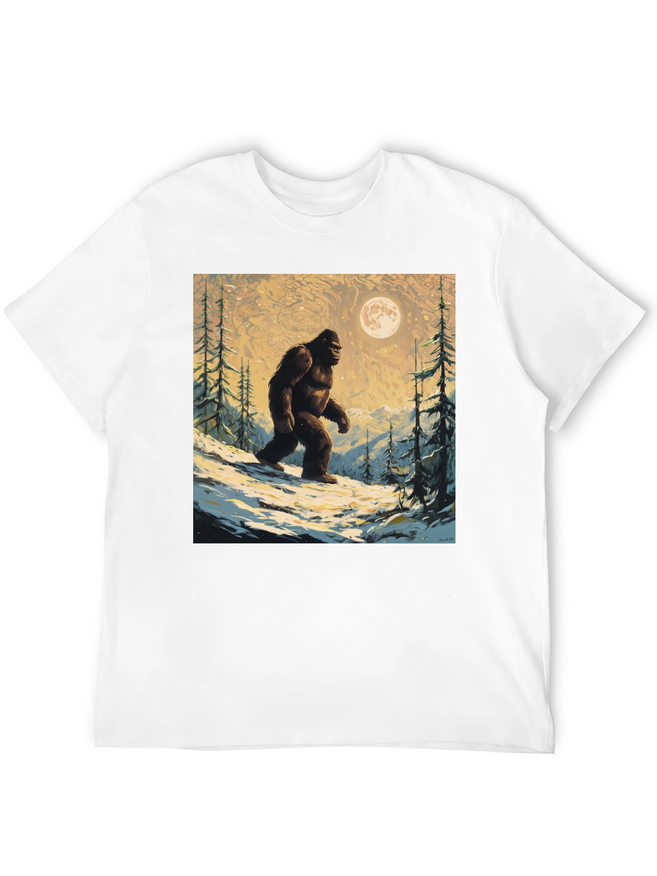 Bigfoot Moon T-Shirt