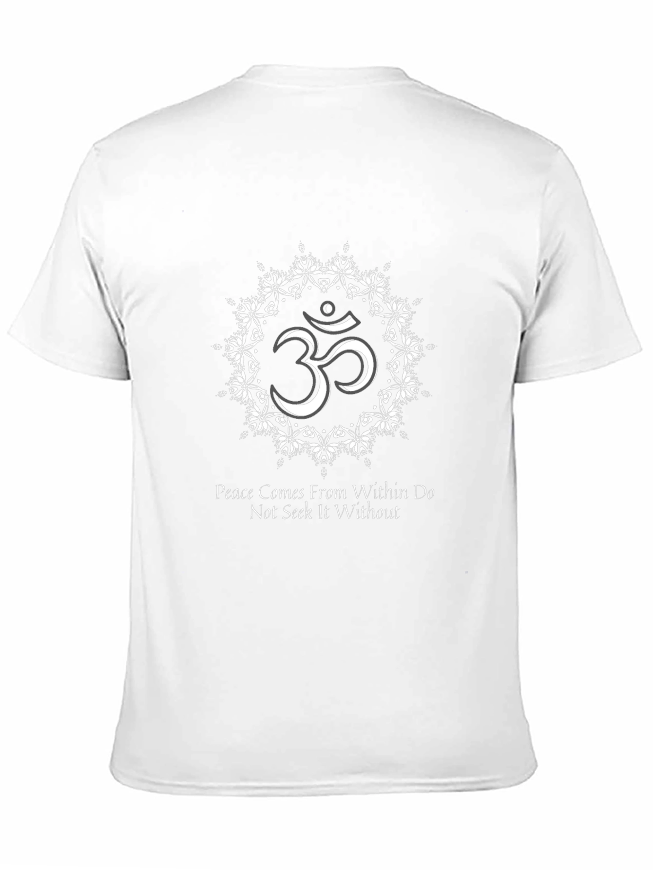 Peace Within Graphic Tee - Stylish Yoga Inspired Shirt