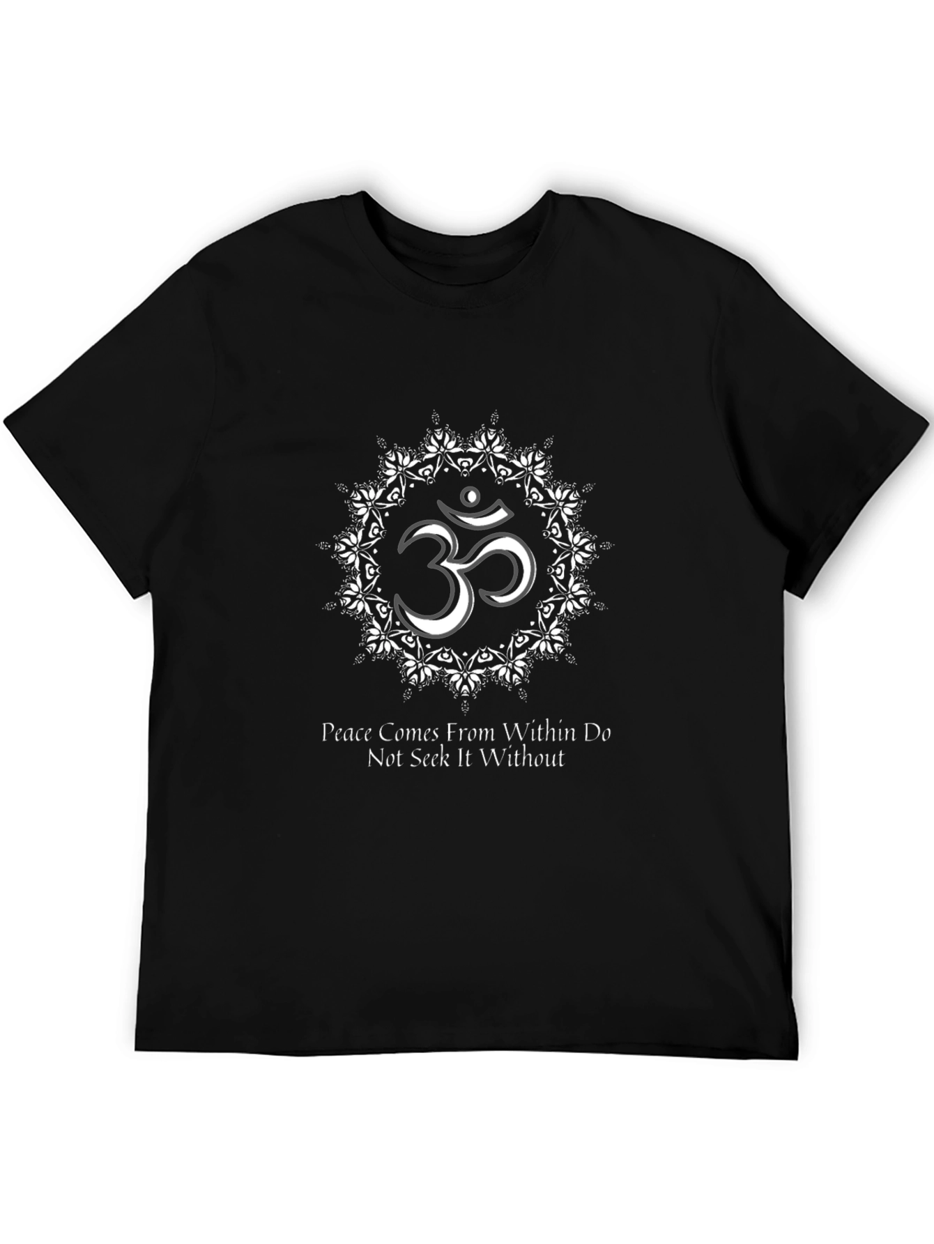 Peace Within Graphic Tee - Stylish Yoga Inspired Shirt
