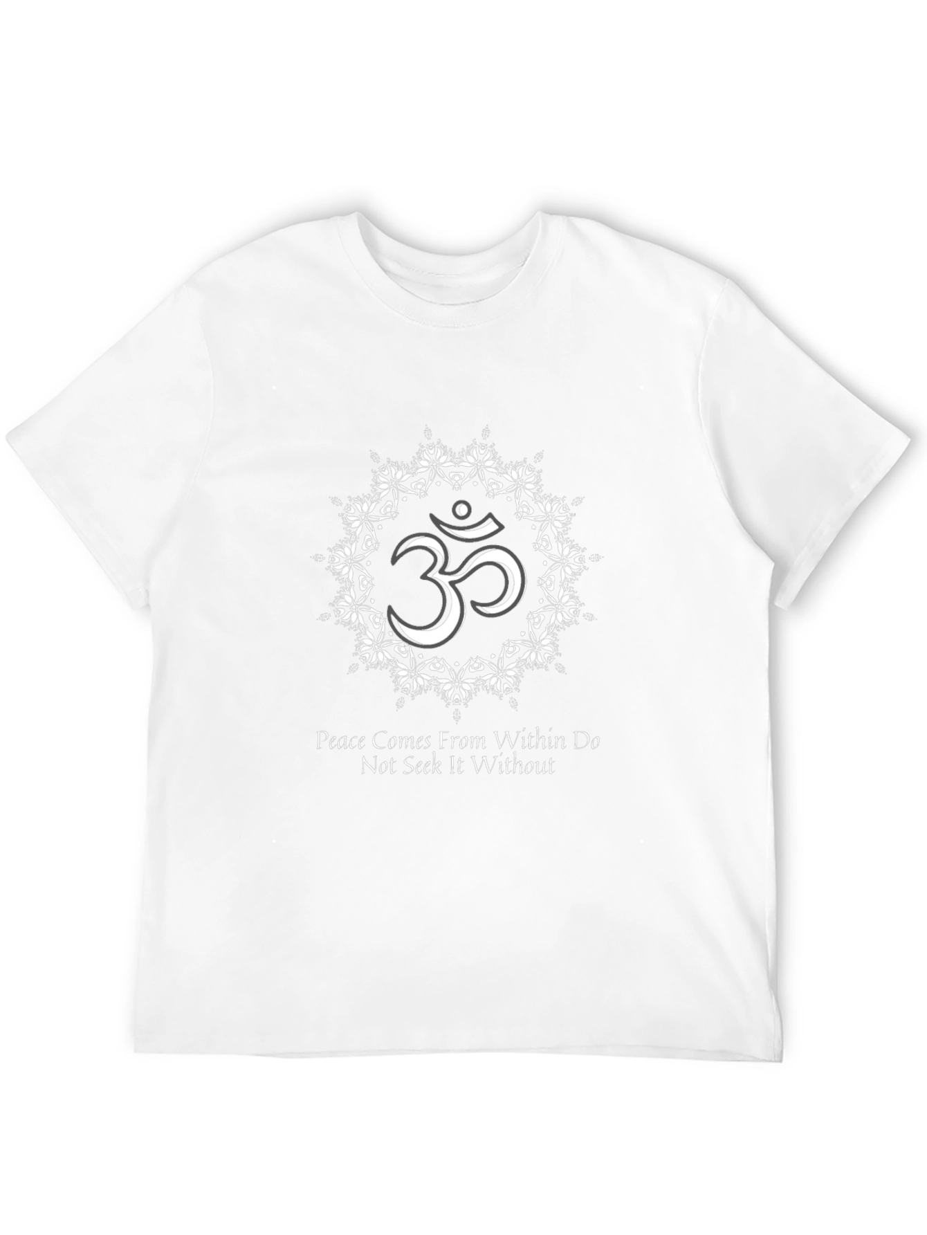 Peace Within Graphic Tee - Stylish Yoga Inspired Shirt