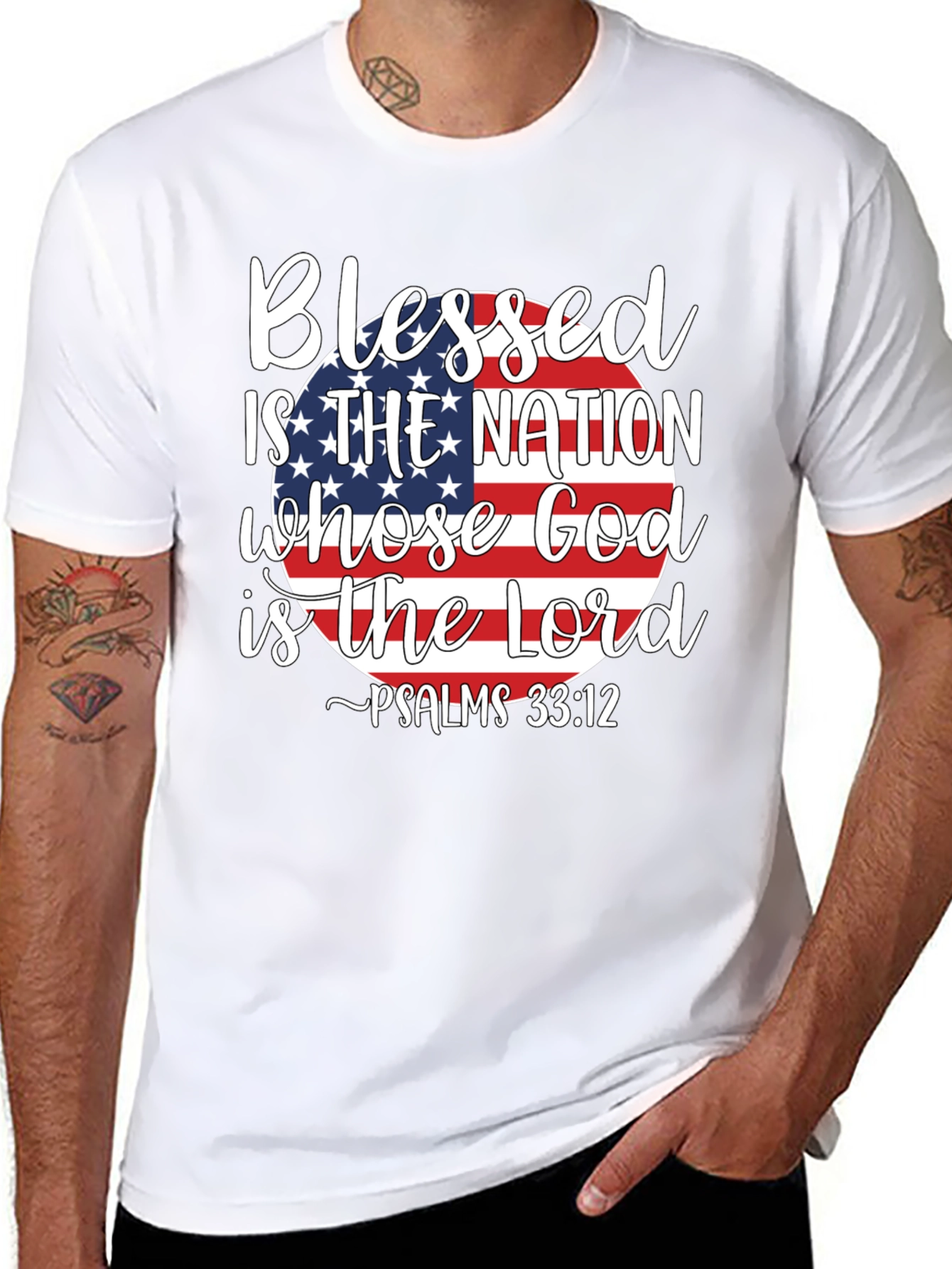 Blessed Nation Patriotic T-Shirt