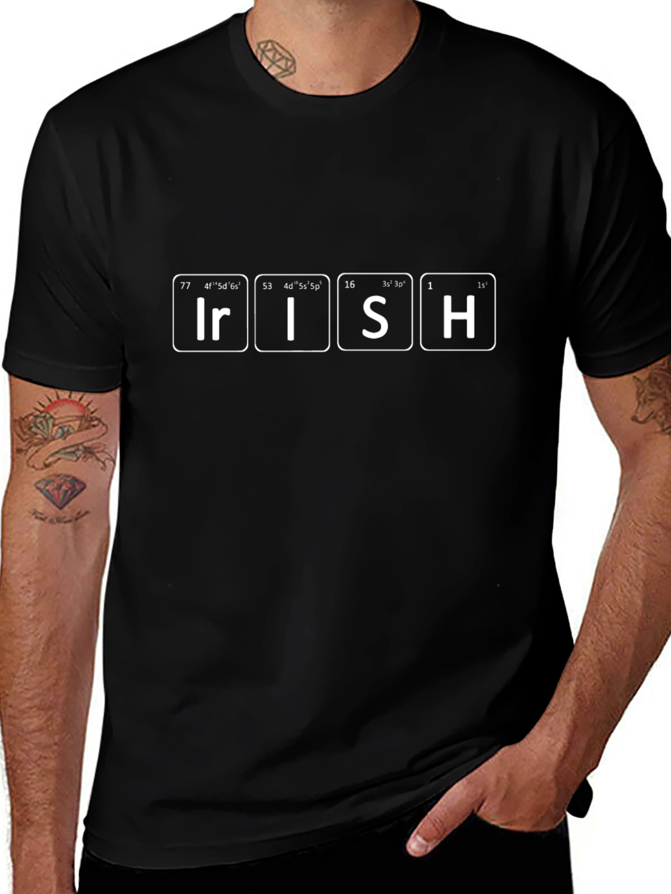 Irish Elements T-Shirt - Chemistry Pun Tee