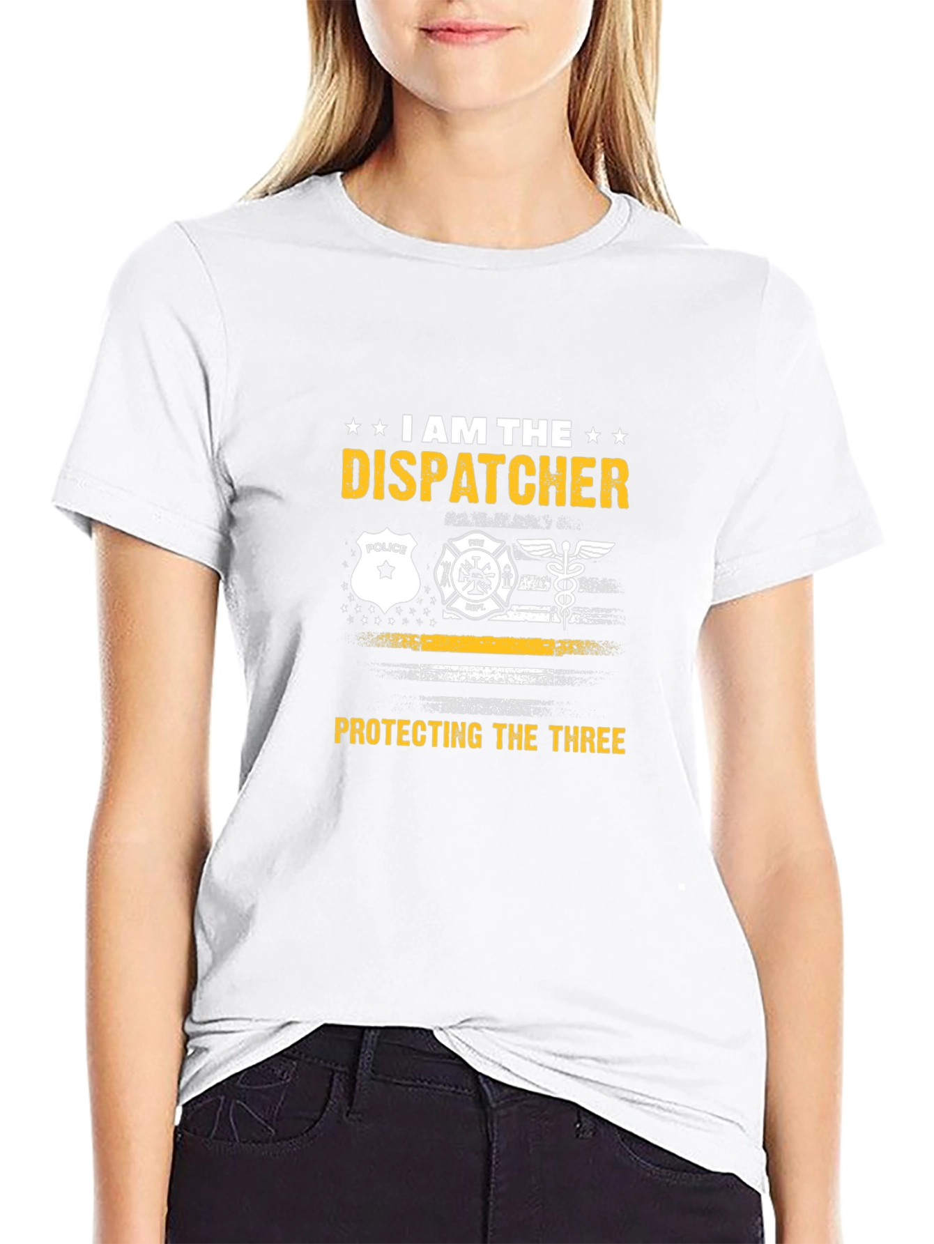 I Am The Dispatcher T-Shirt - Protecting The Three