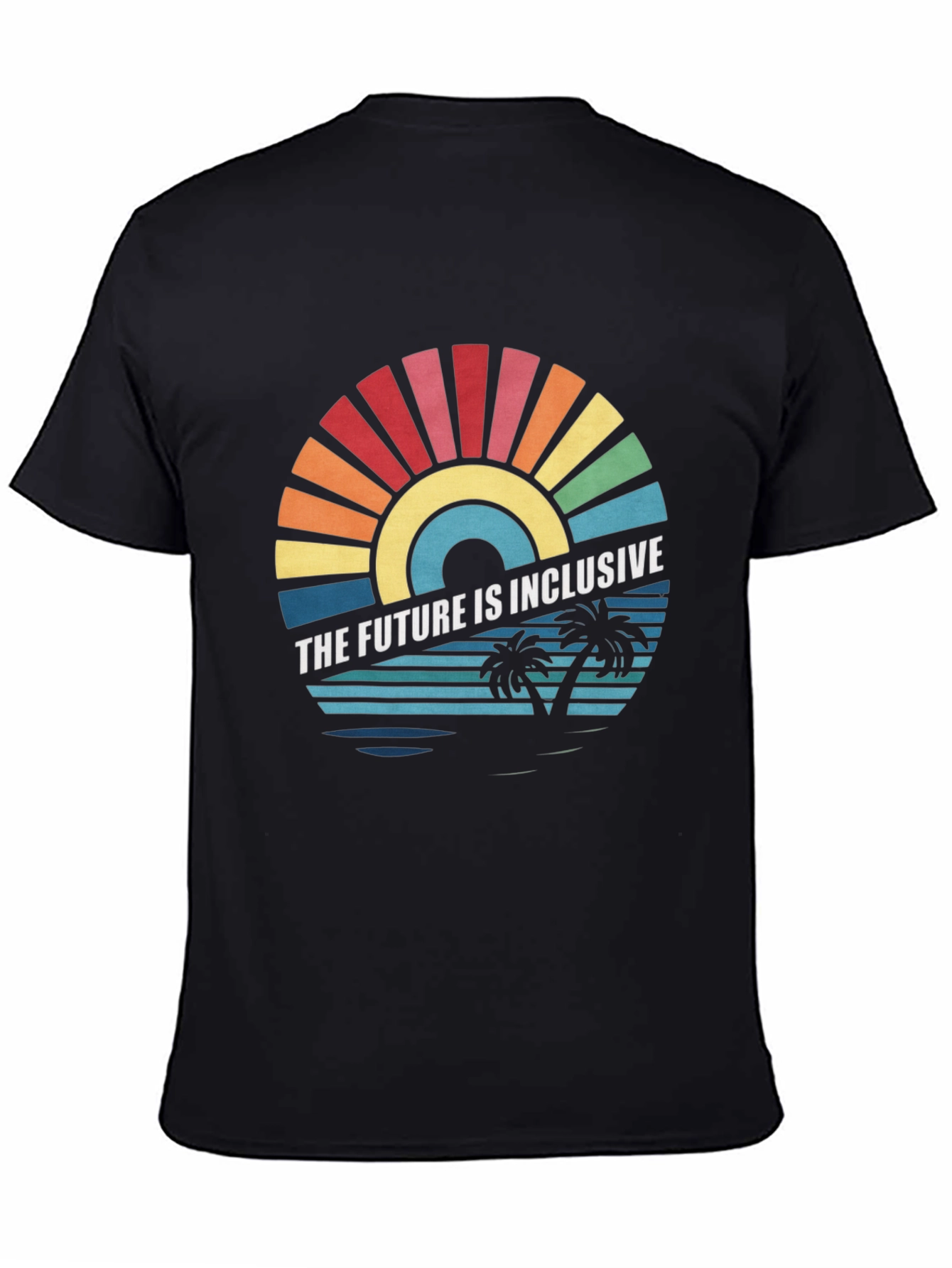 Inclusive Future Graphic Tee - Black Unisex T-Shirt