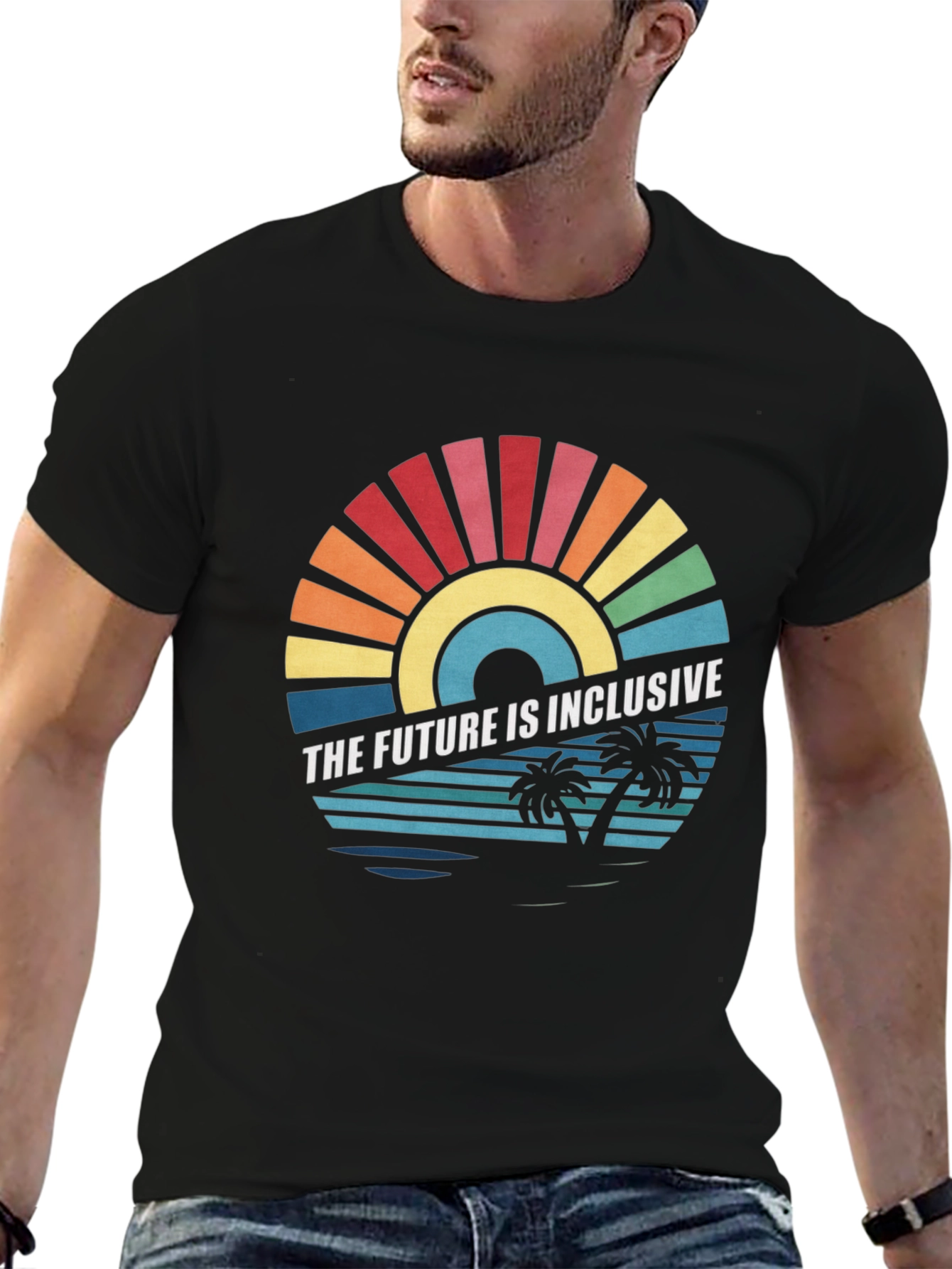 Inclusive Future Graphic Tee - Black Unisex T-Shirt