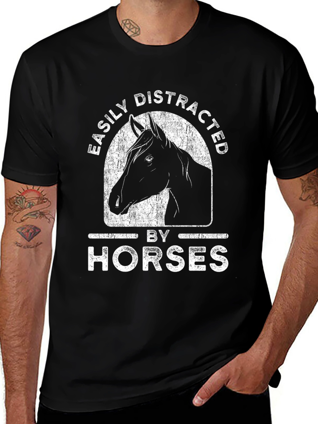 Easily Distracted By Horses T-Shirt