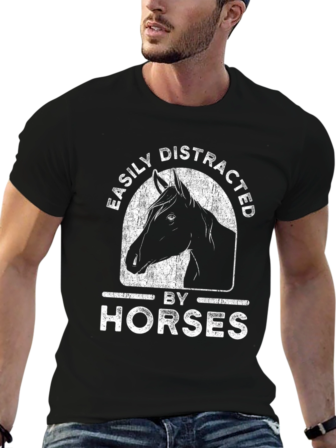 Easily Distracted By Horses T-Shirt