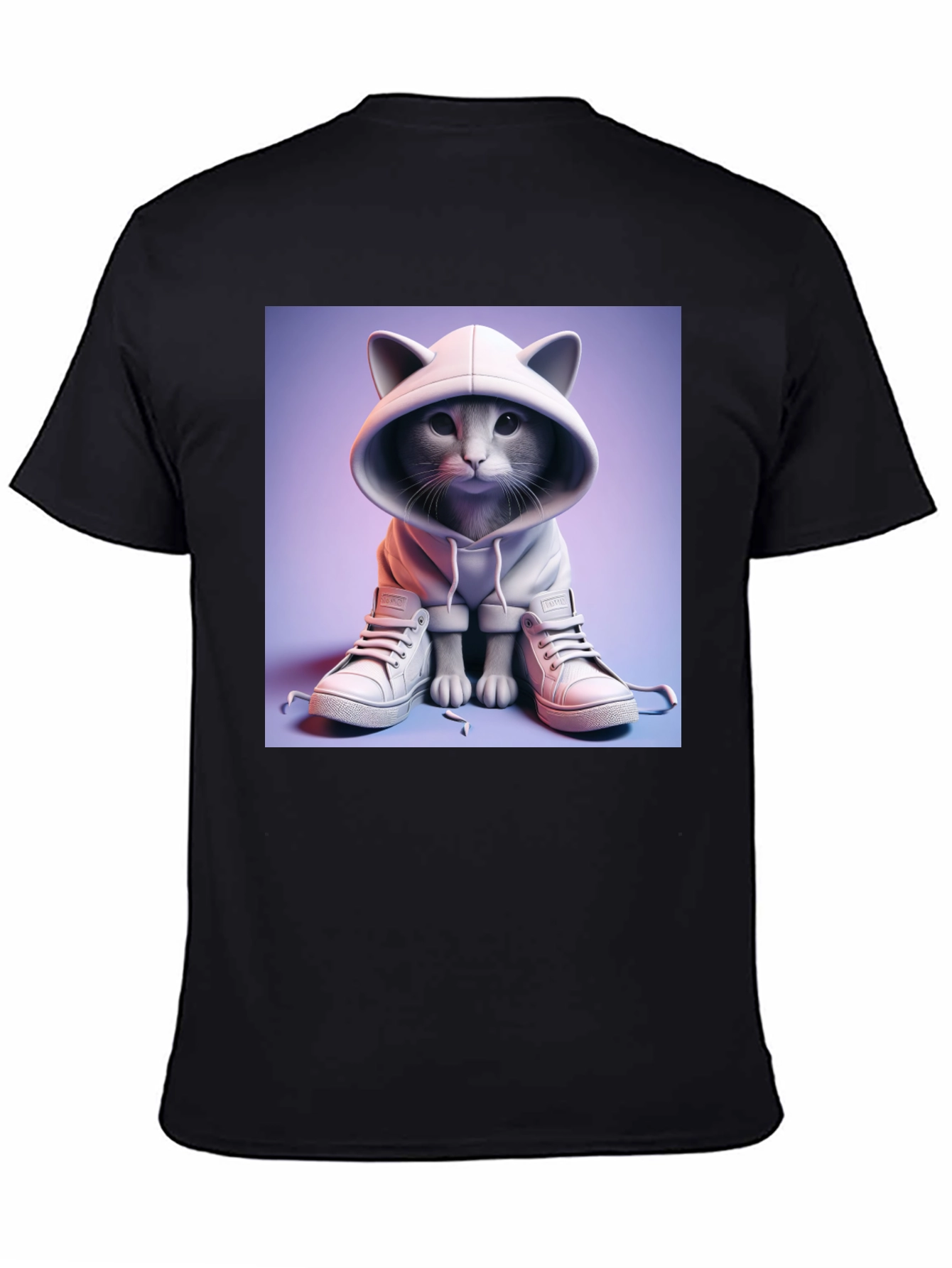 Cool Cat Hoodie Graphic Tee