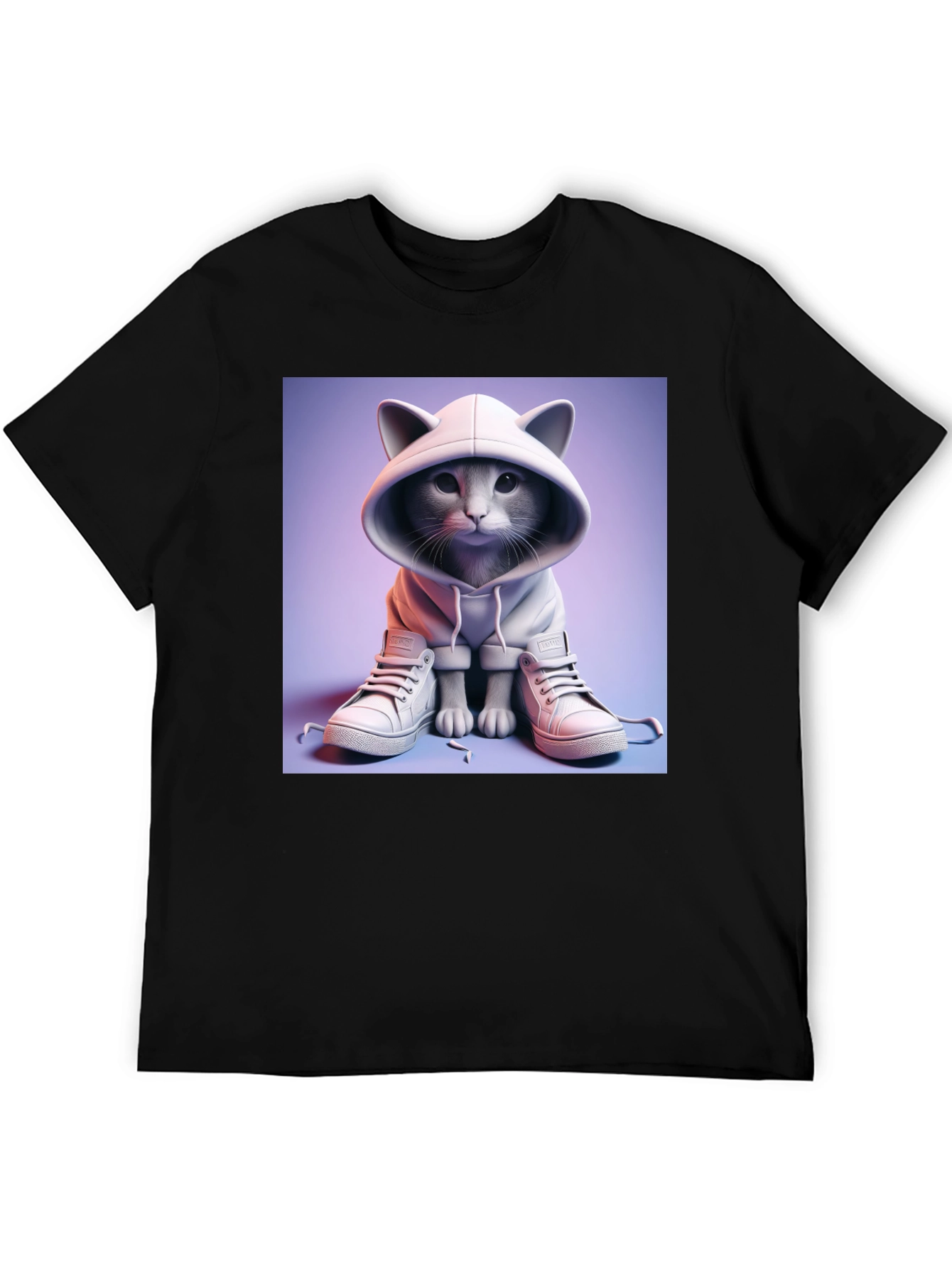 Cool Cat Hoodie Graphic Tee
