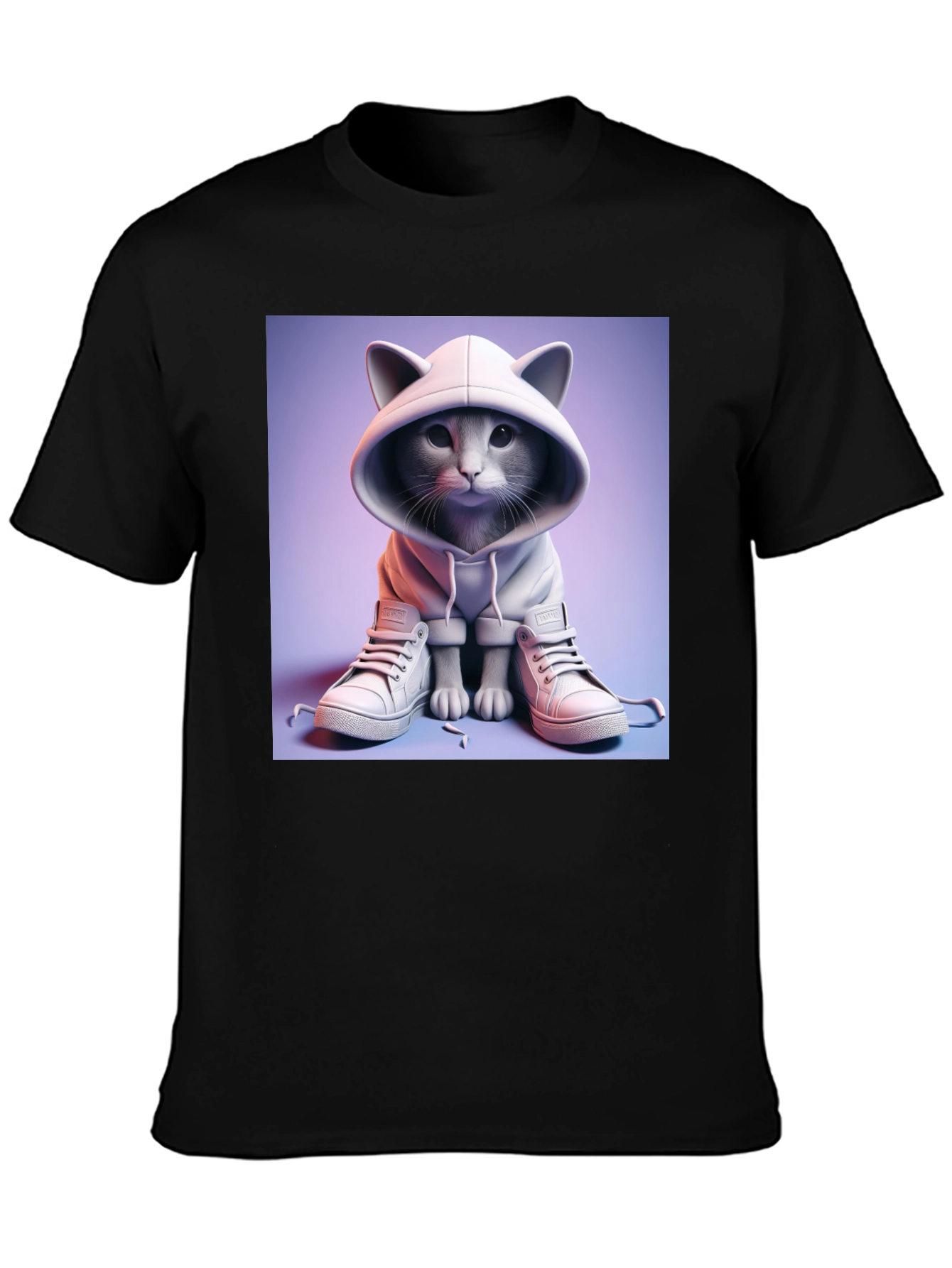 Cool Cat Hoodie Graphic Tee