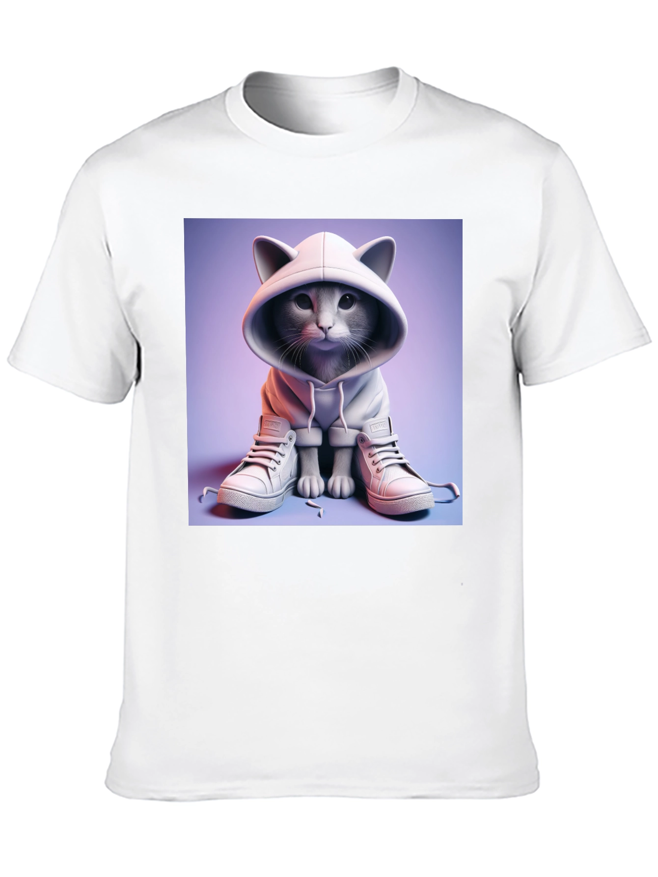 Cool Cat Hoodie Graphic Tee