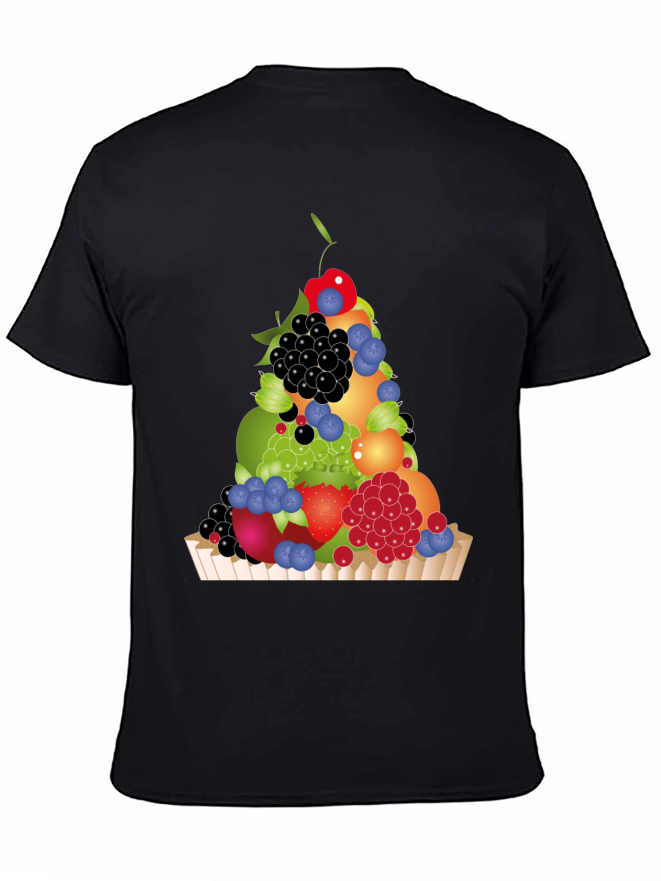 Fruit Medley T-Shirt - Black Graphic Tee