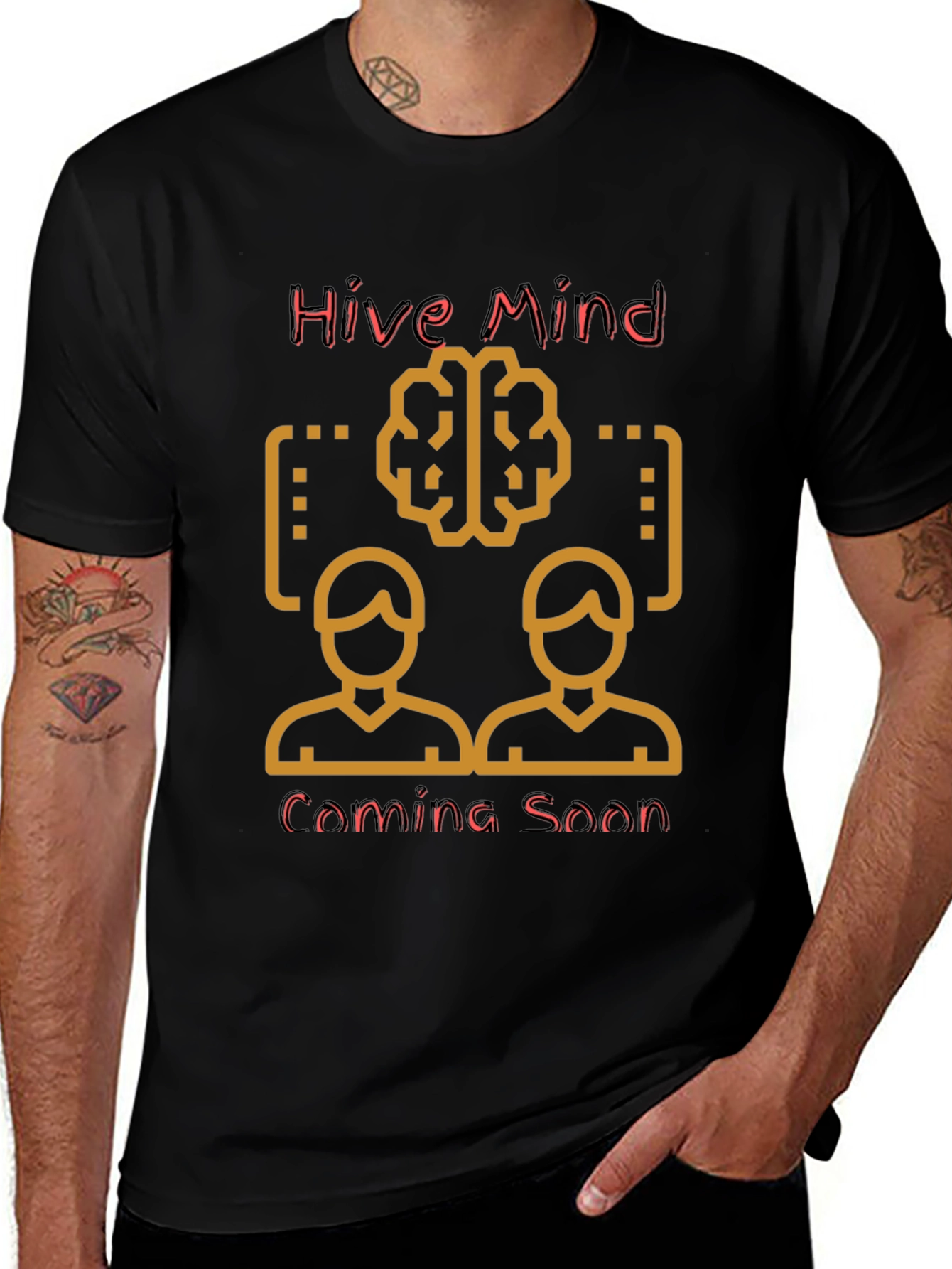 Hive Mind Coming Soon Graphic T-Shirt