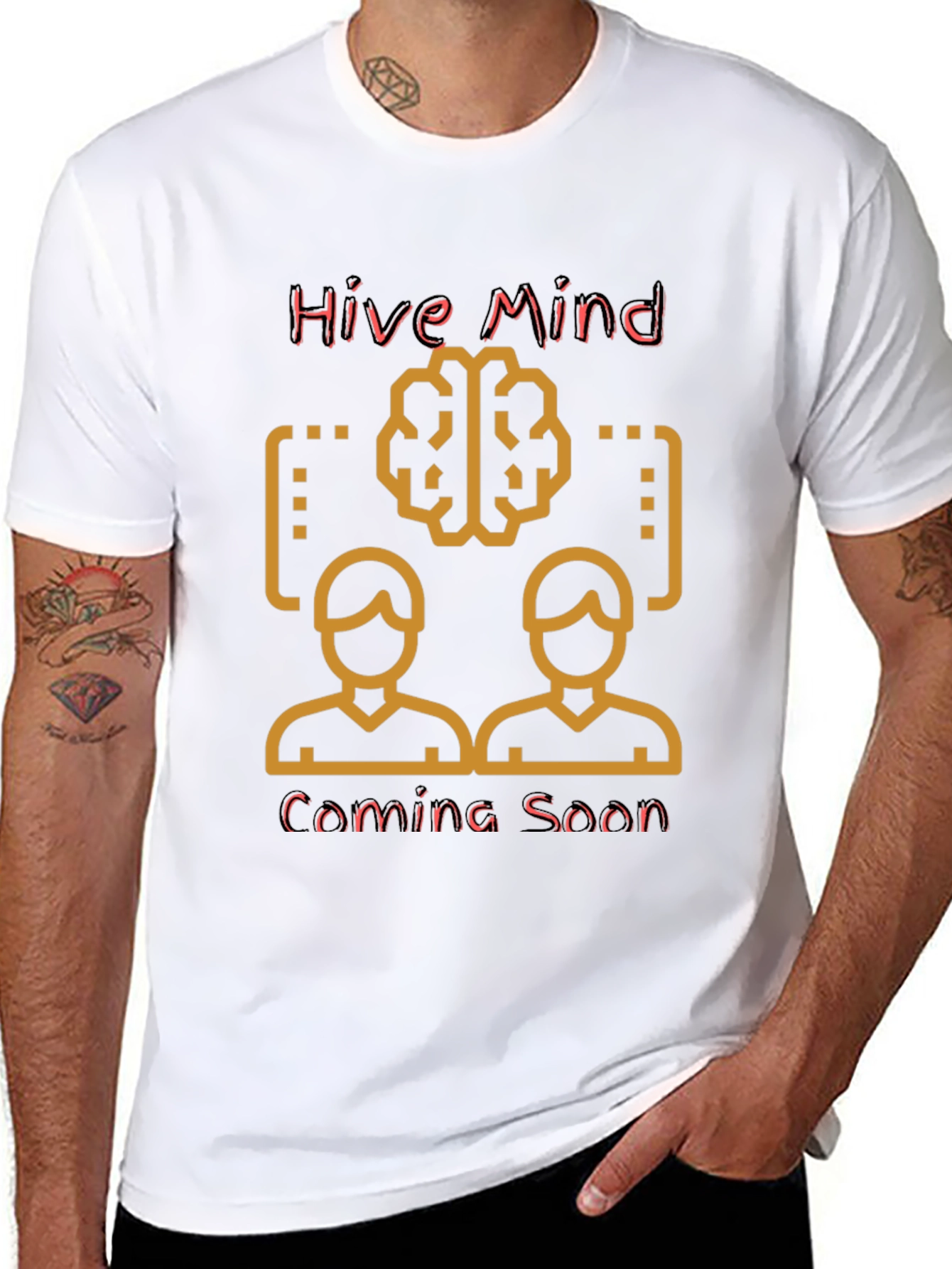 Hive Mind Coming Soon Graphic T-Shirt