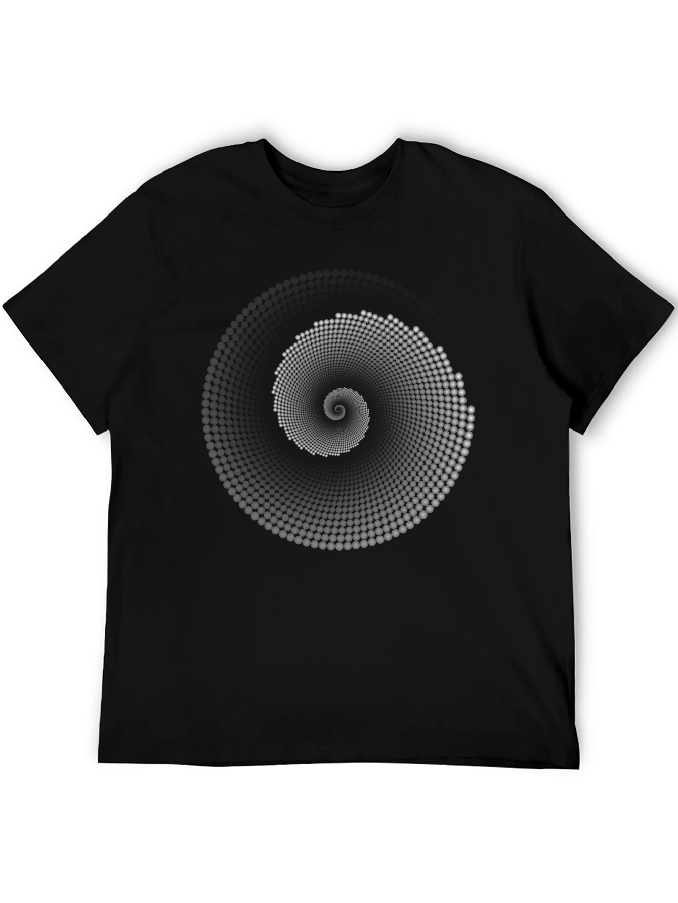 Hypnotic Spiral Graphic Tee - Modern Design