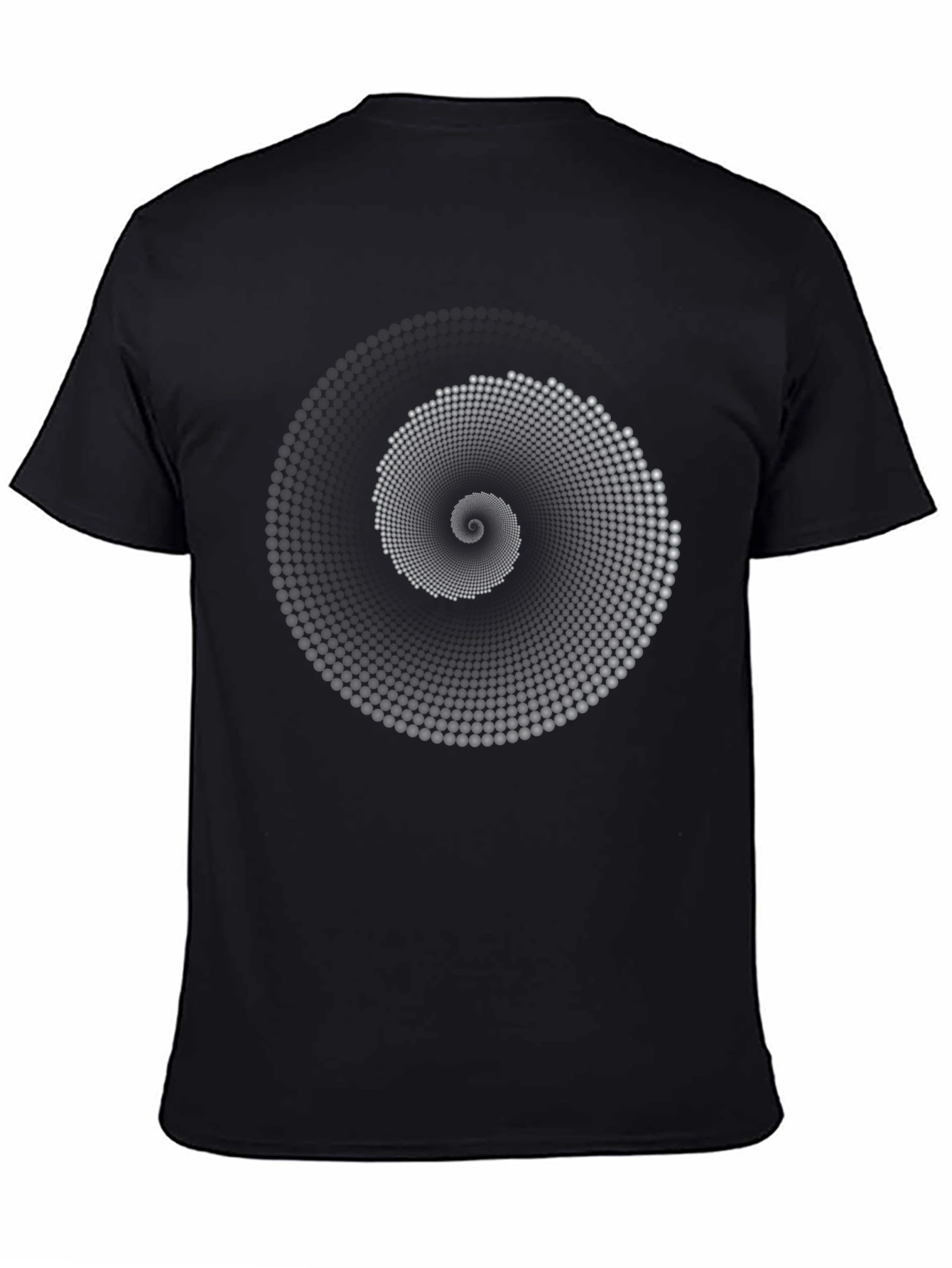 Hypnotic Spiral Graphic Tee - Modern Design