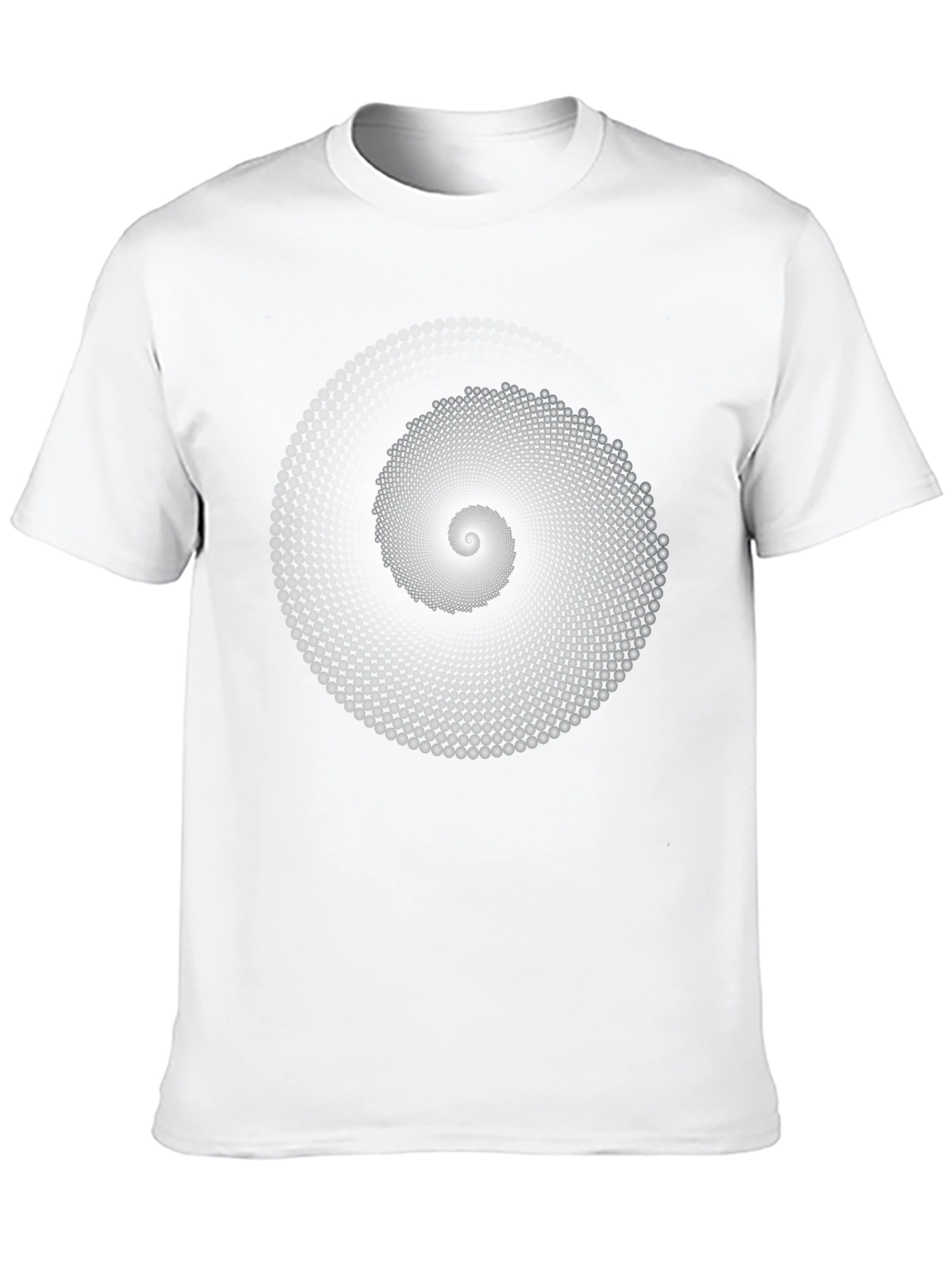 Hypnotic Spiral Graphic Tee - Modern Design
