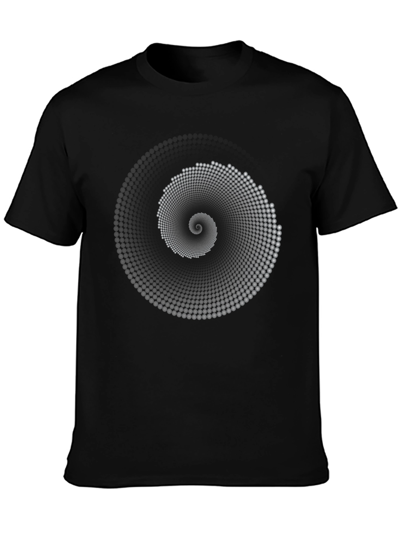 Hypnotic Spiral Graphic Tee - Modern Design