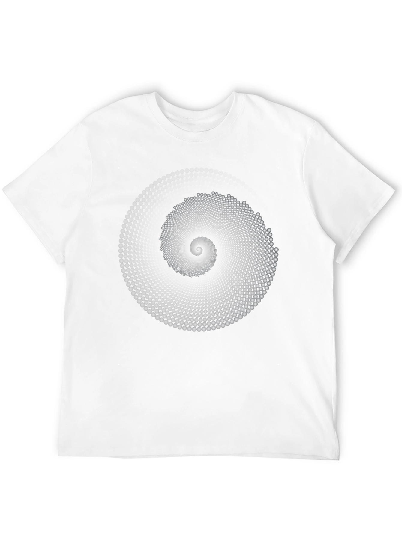 Hypnotic Spiral Graphic Tee - Modern Design
