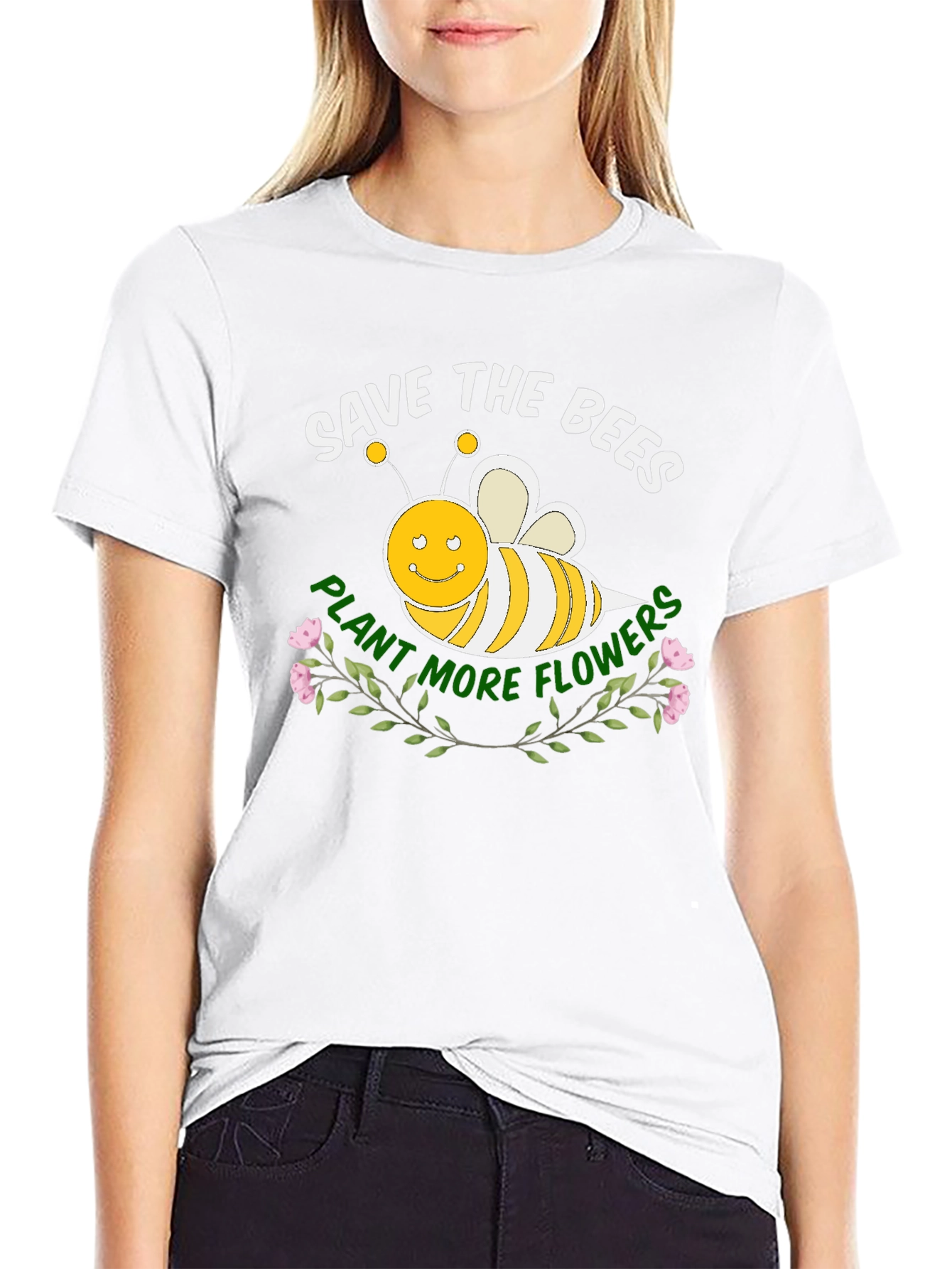 Save the Bees Black T-Shirt