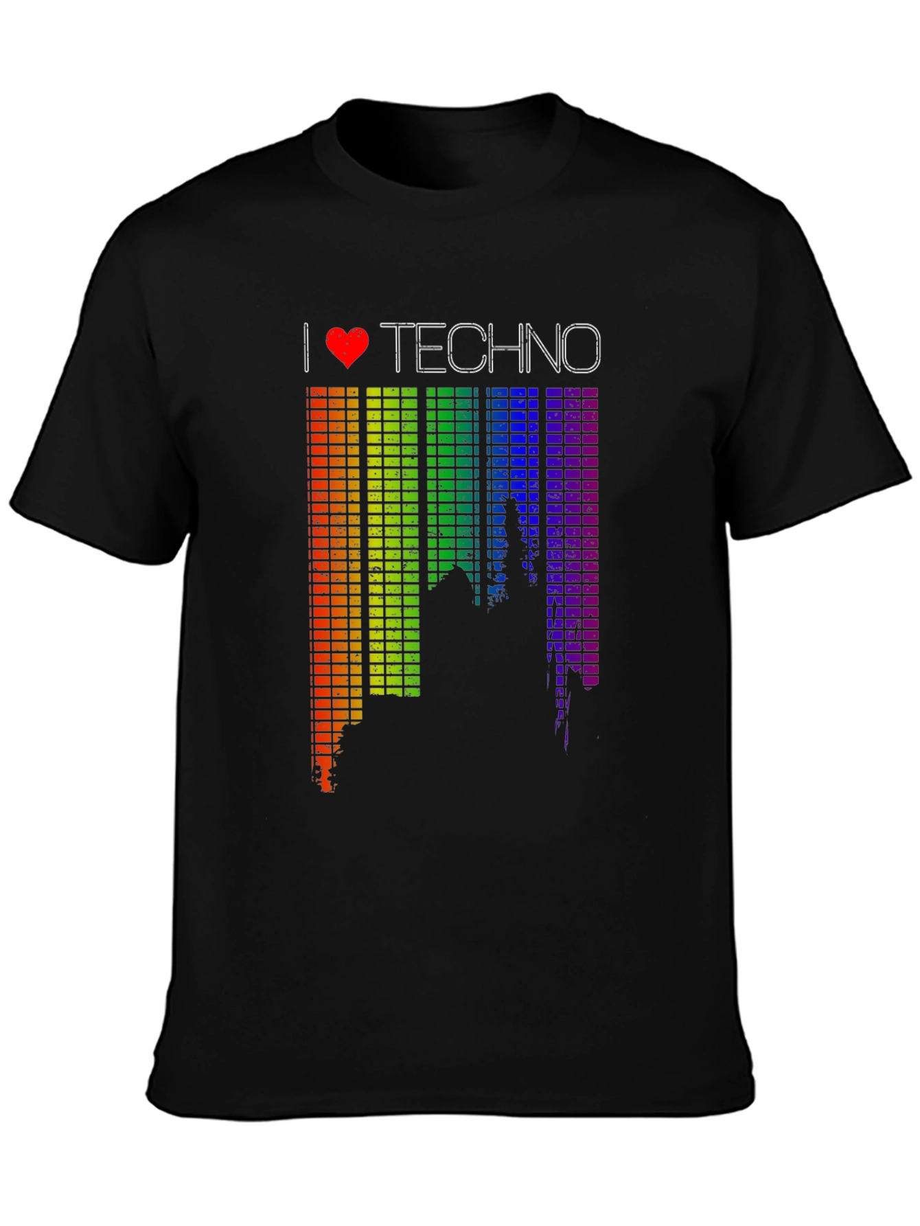 I Love Techno Graphic Tee
